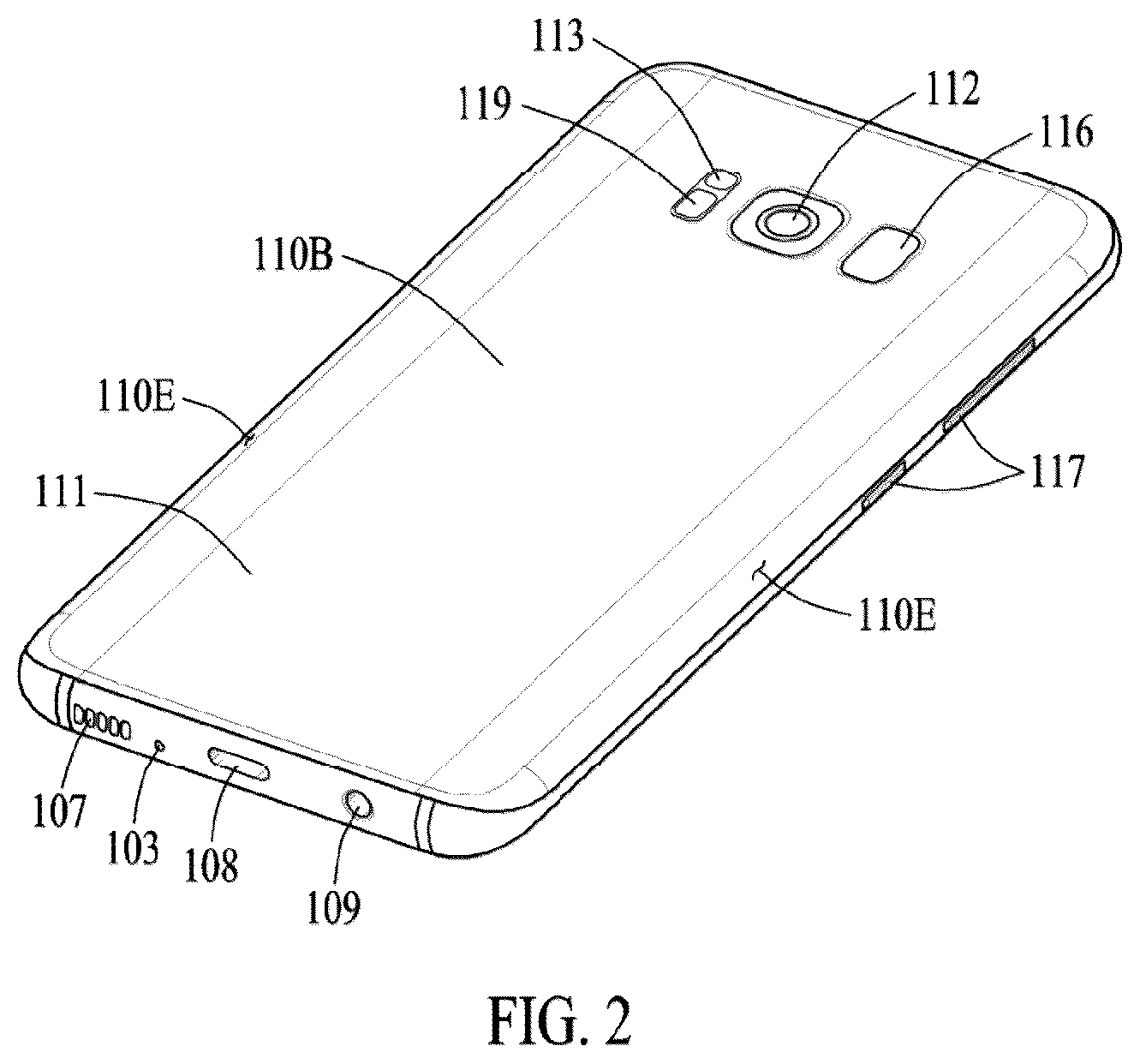 Patent US12324115 Figure 2 – Housing of electronic device with different bonded metals and method of manufacturing the same