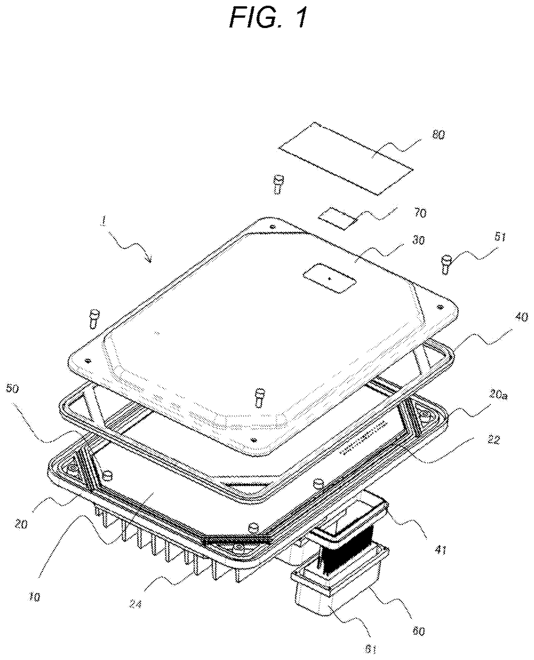 Patent US12324116 Figure 1 – Electronic control device and method for manufacturing the same