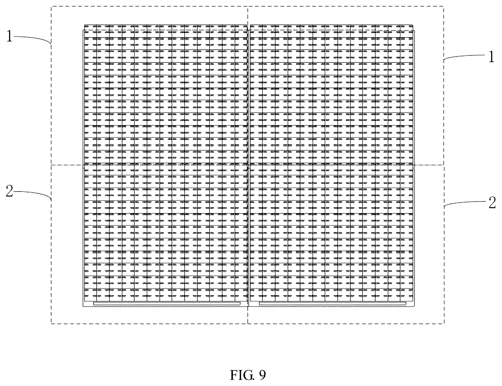 Patent US12324118 Figure 7 – Splicing screen and display device