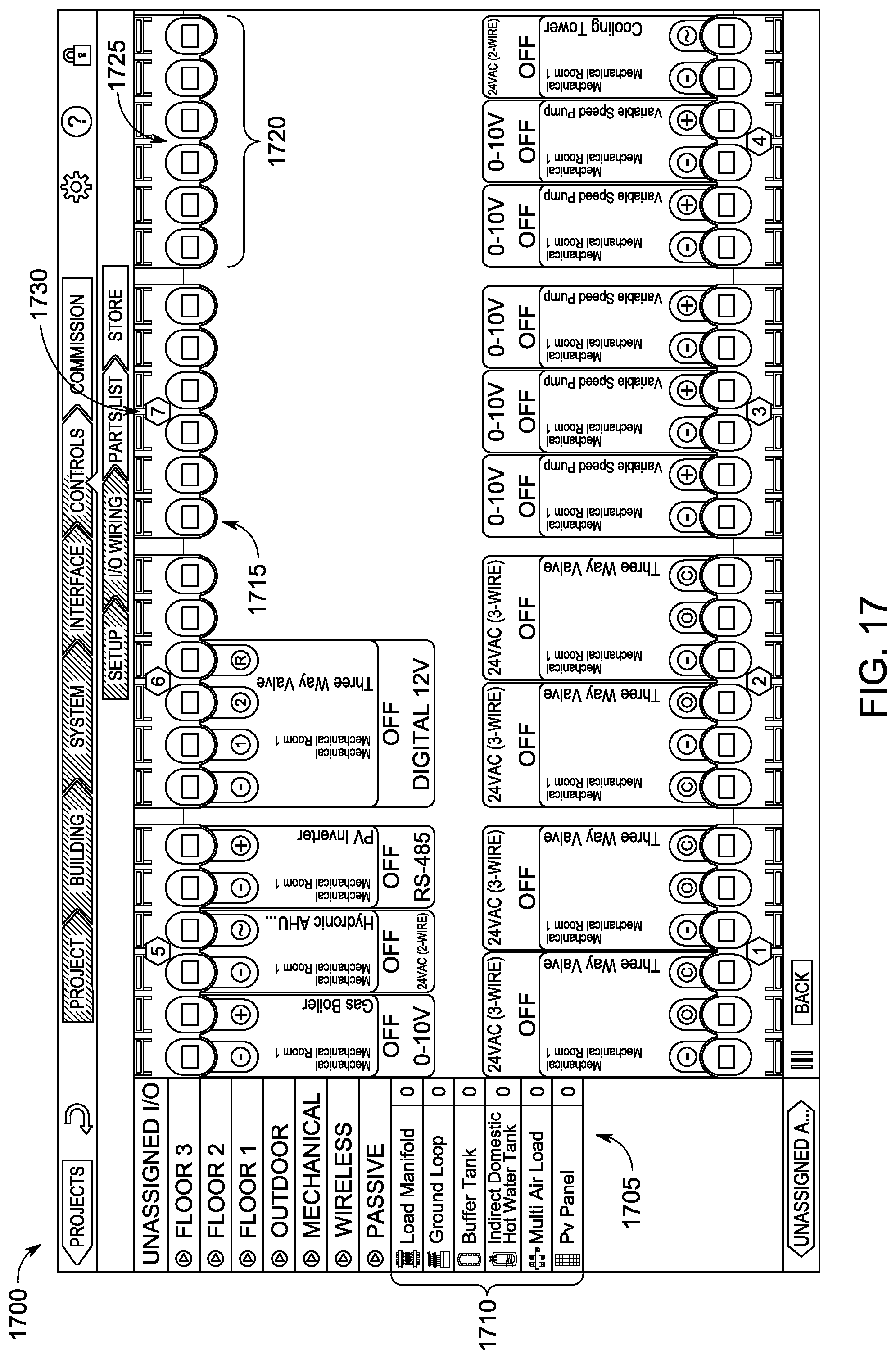 Patent US12324120 Figure 14 – Control system having an adjacent electronic display for auto labeling and guided wiring