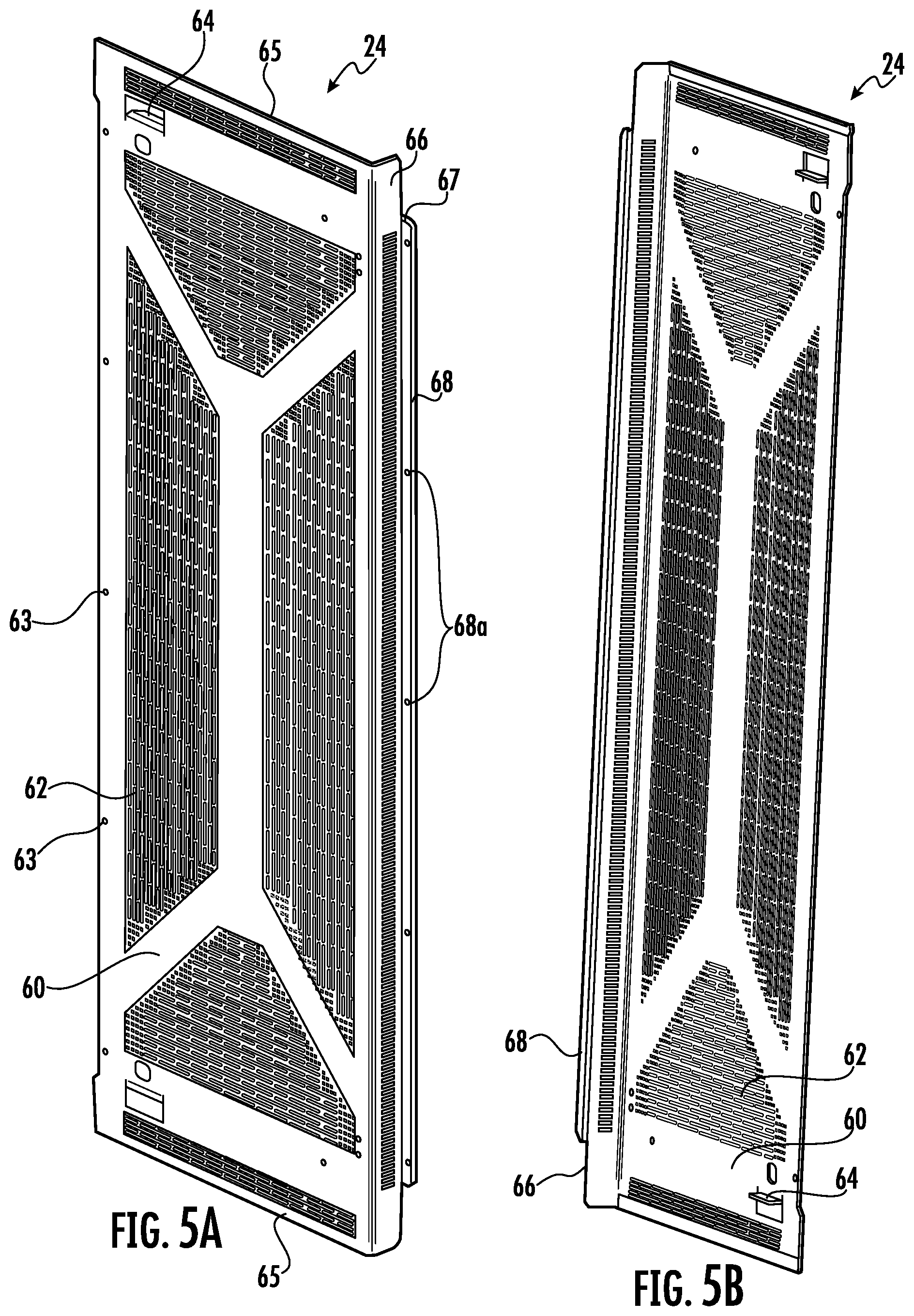 Patent US12324121 Figure 6 – Outdoor electronics enclosure with modular structure