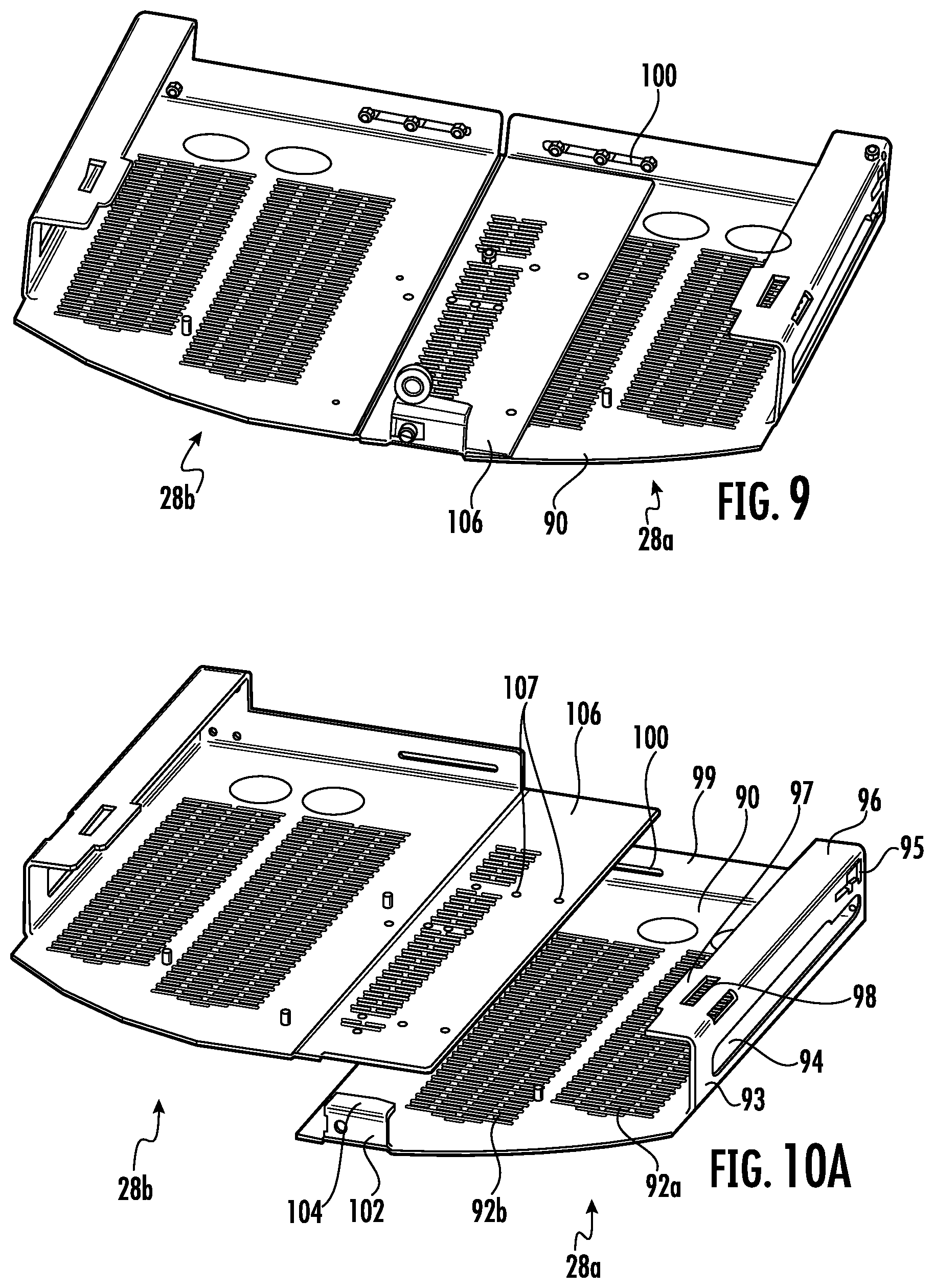 Patent US12324121 Figure 9 – Outdoor electronics enclosure with modular structure