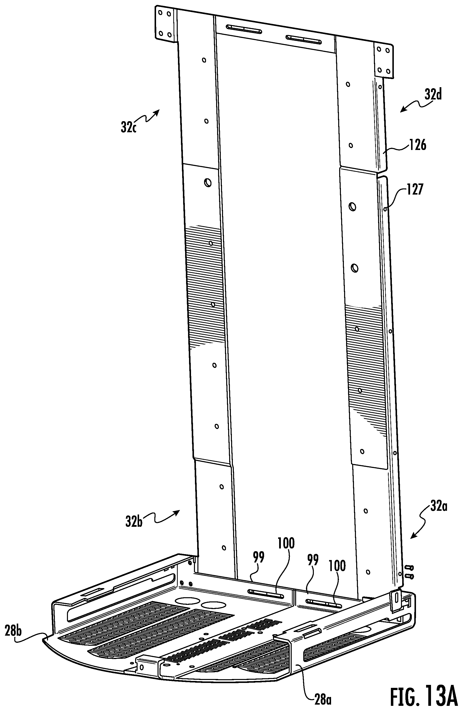 Patent US12324121 Figure 12 – Outdoor electronics enclosure with modular structure