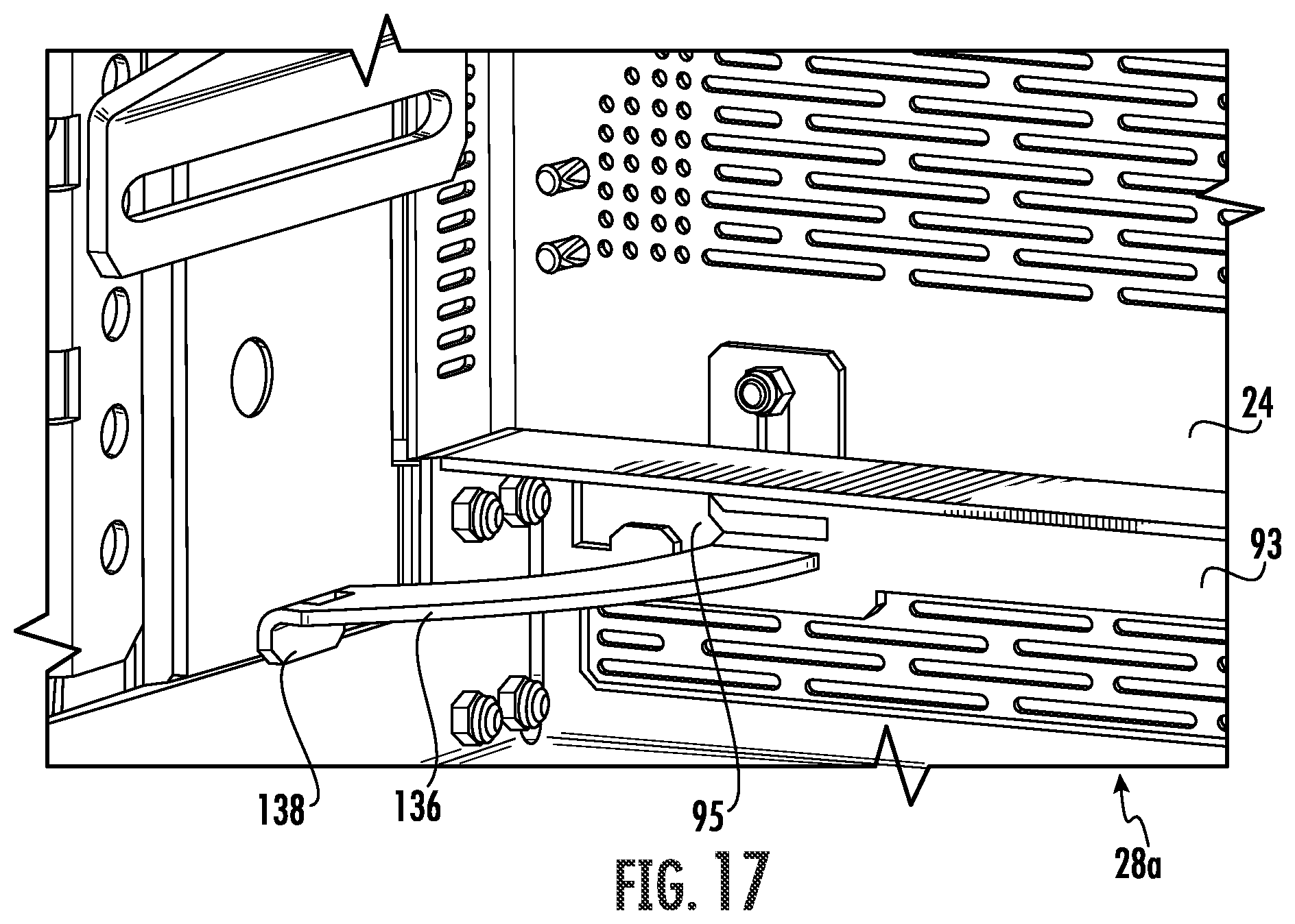 Patent US12324121 Figure 17 – Outdoor electronics enclosure with modular structure