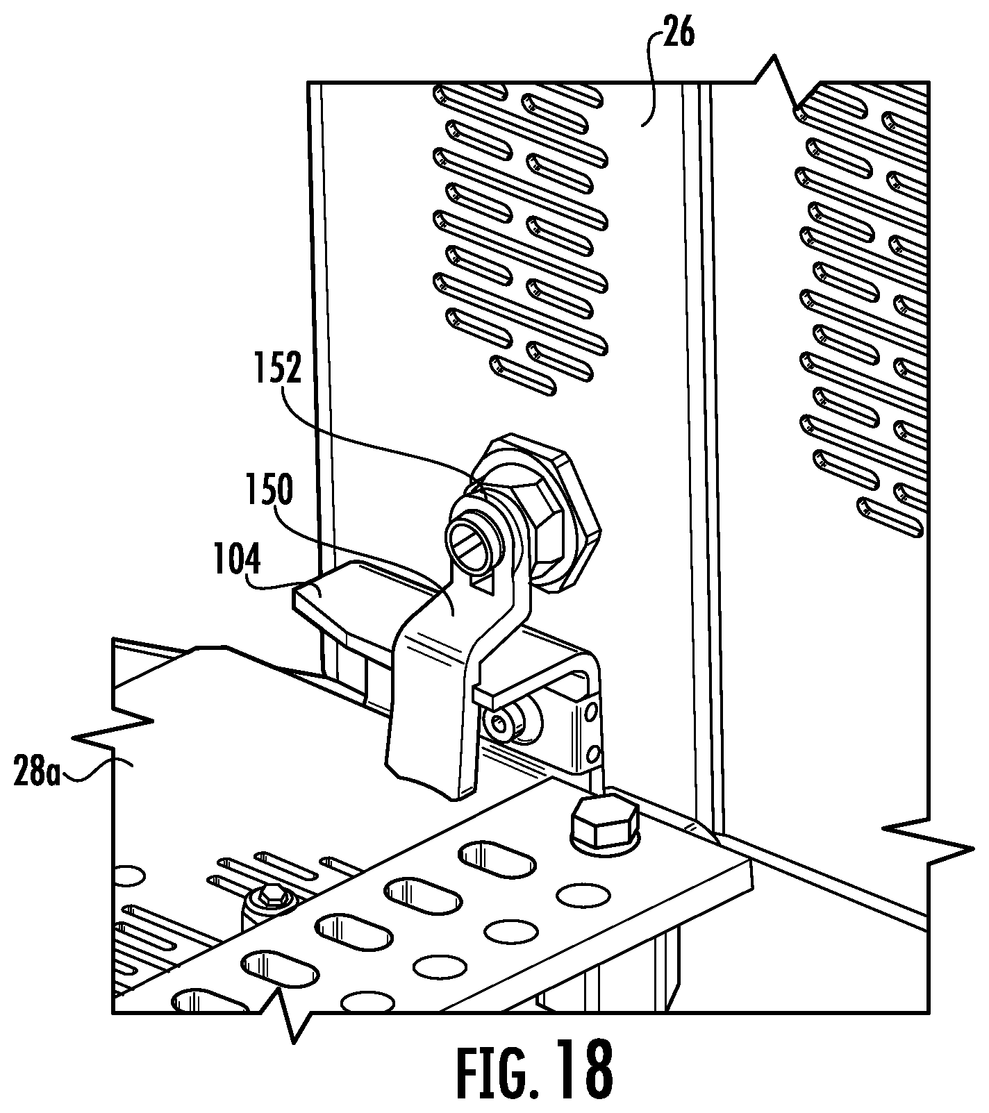 Patent US12324121 Figure 18 – Outdoor electronics enclosure with modular structure