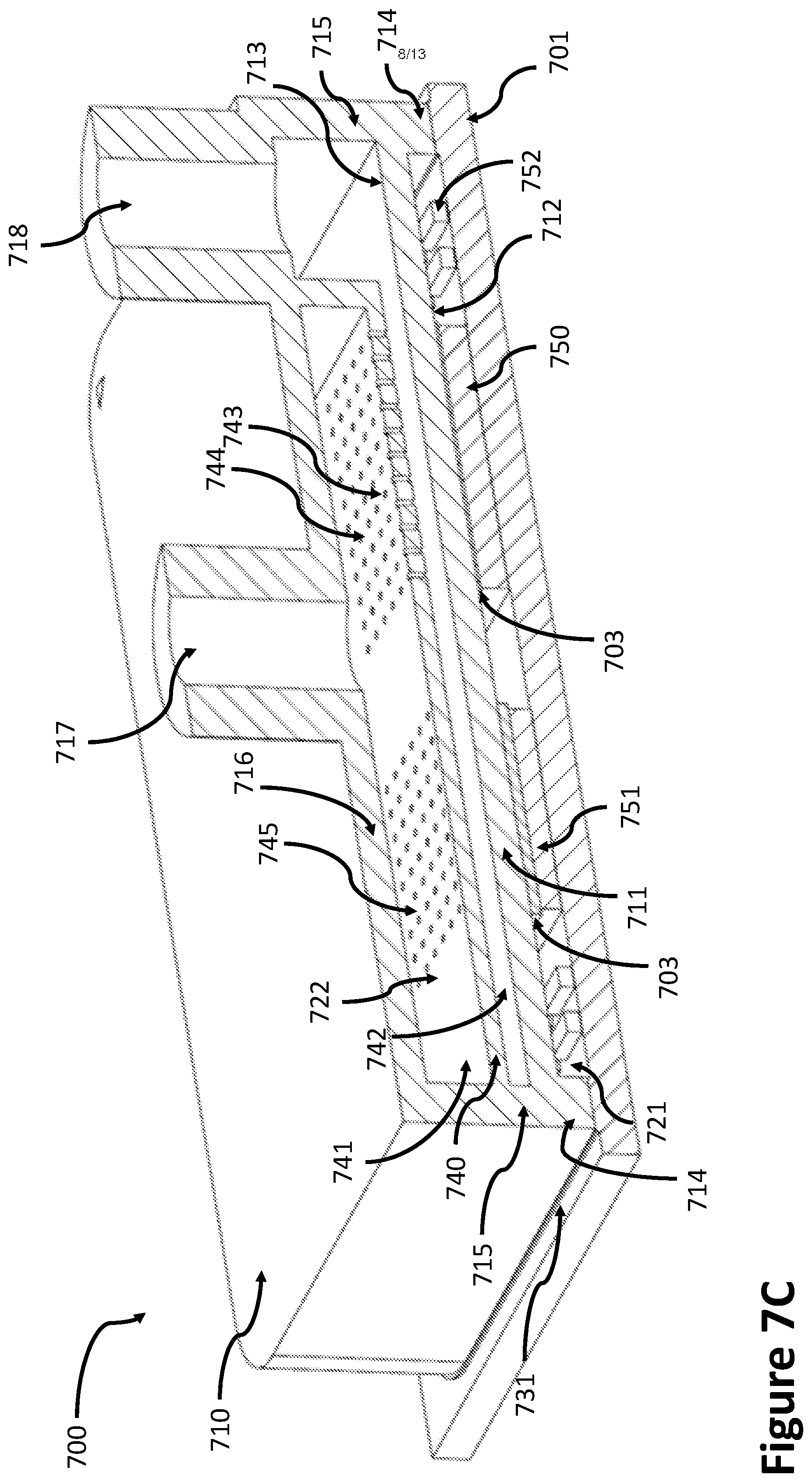 Patent US12324126 Figure 8 – Actively cooled heat-dissipation lids for computer processors and processor assemblies