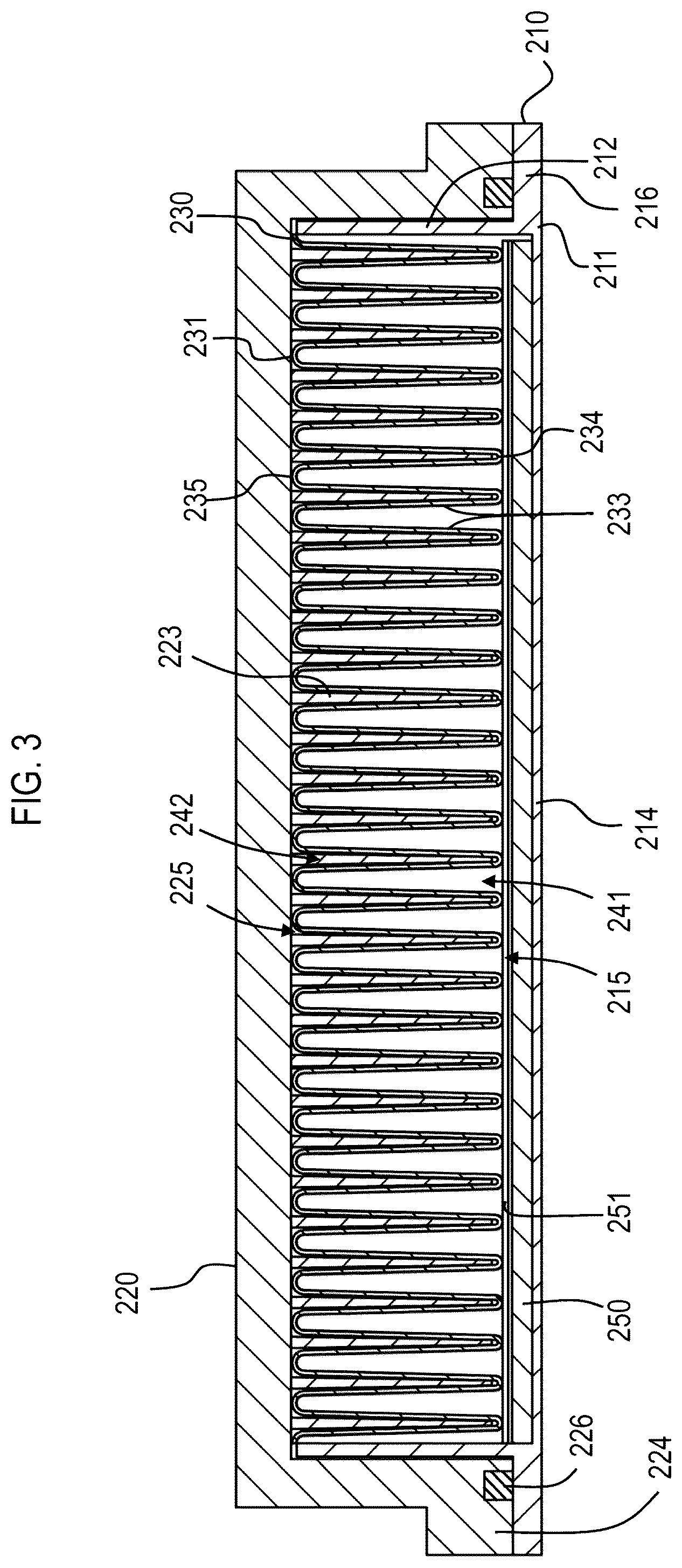 Patent US12324127 Figure 3 – Folded-fin vapor chamber cold plate