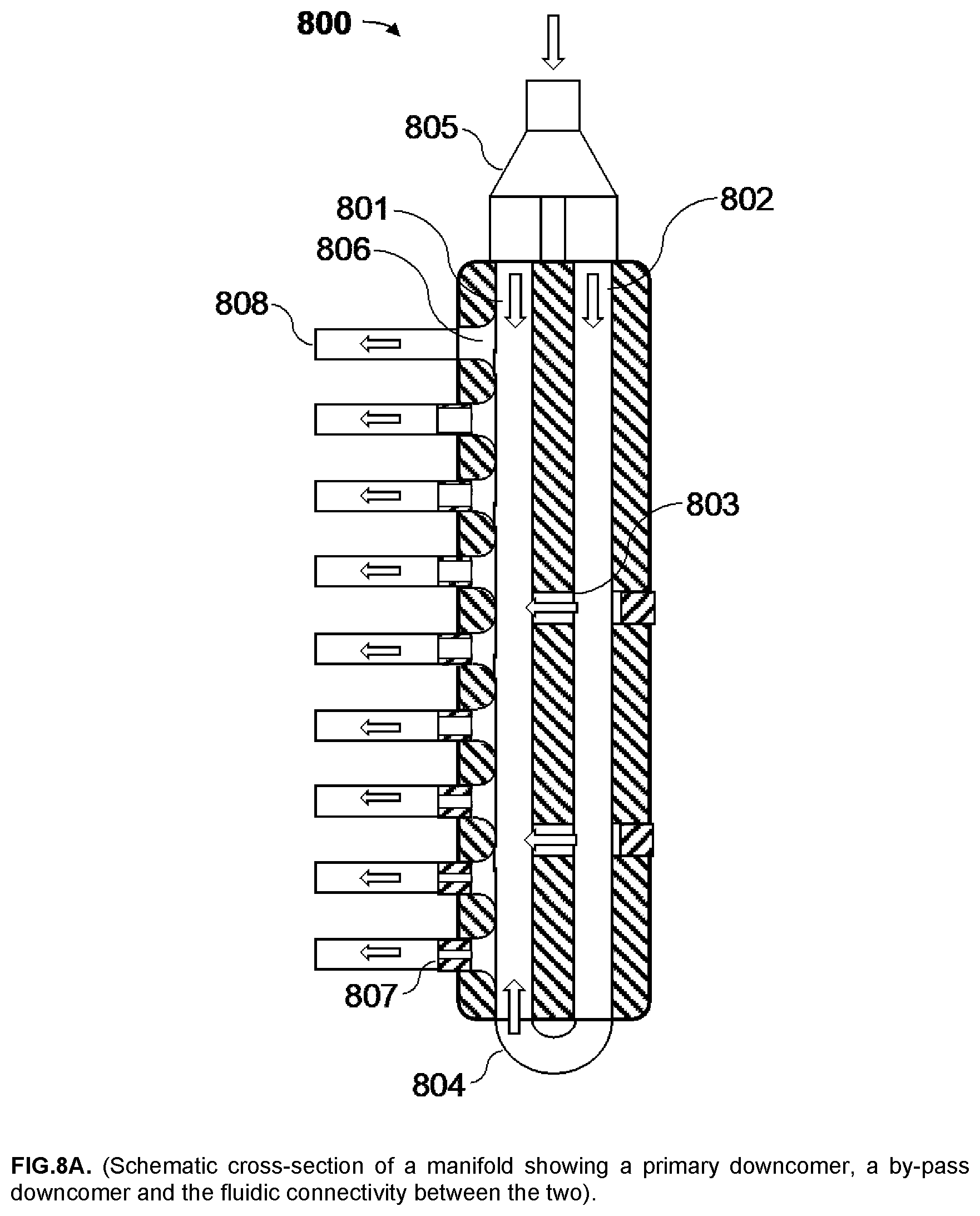 Patent US12324131 Figure 8 – Manifold systems, devices, and methods for thermal management of hardware components
