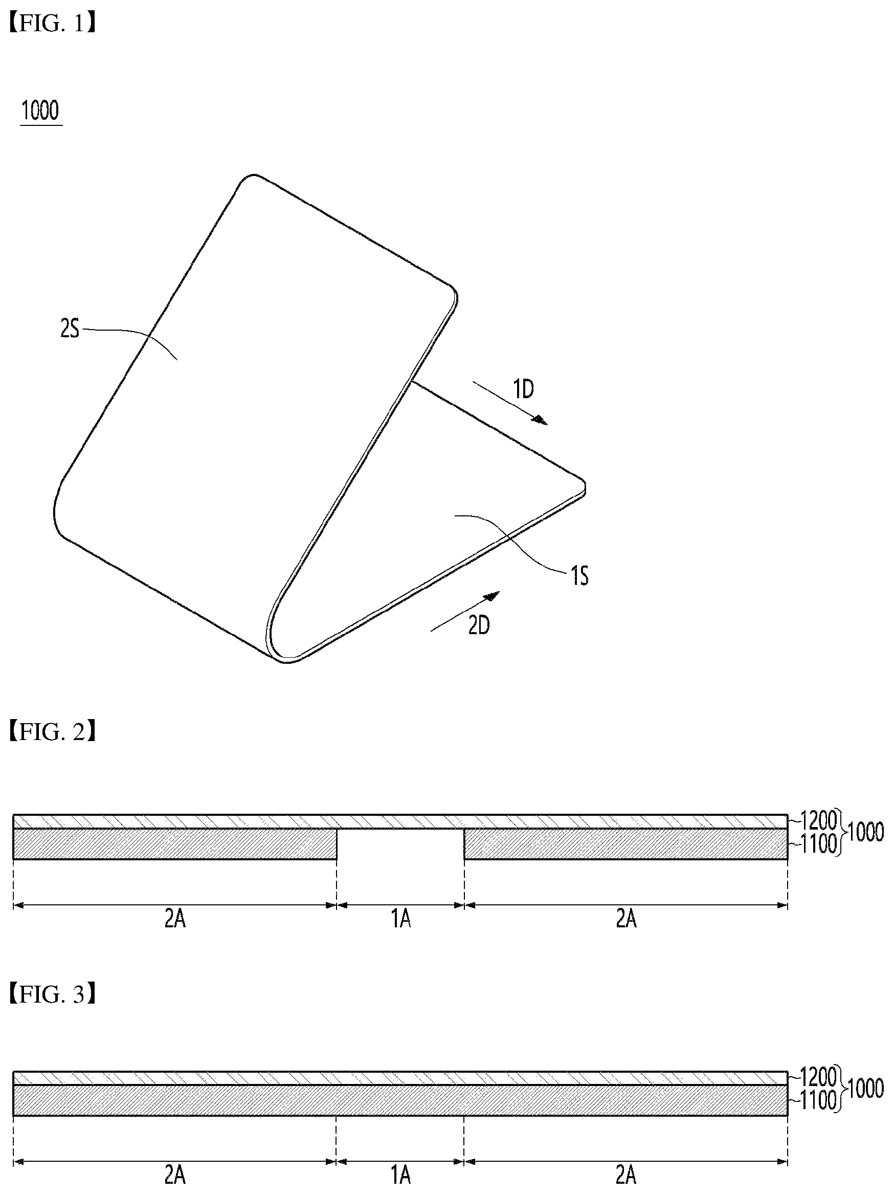 Patent US12324134 Figure 1 – Elastic member and display device comprising same