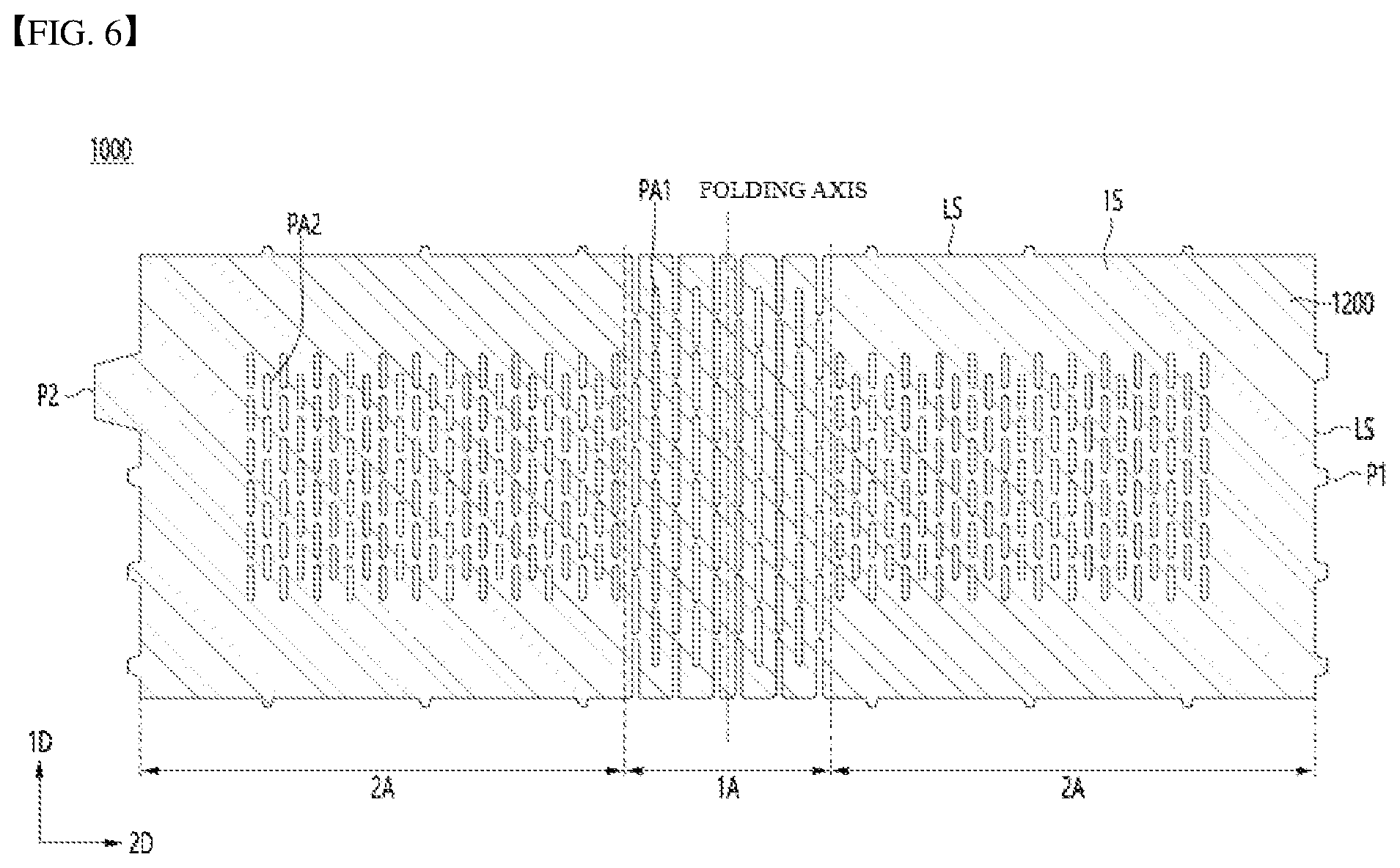 Patent US12324134 Figure 3 – Elastic member and display device comprising same