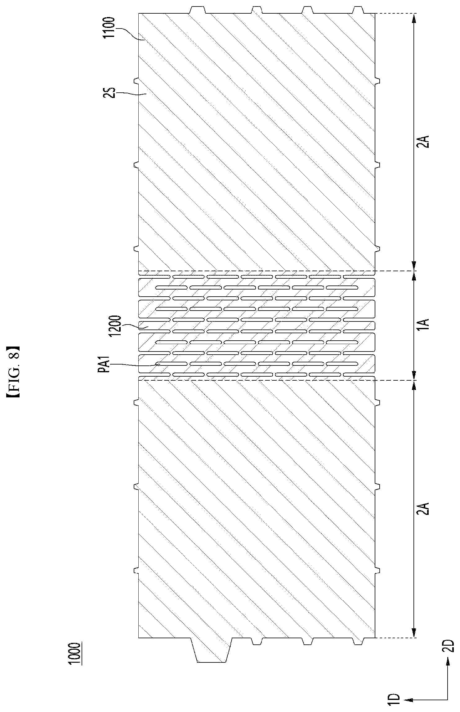 Patent US12324134 Figure 5 – Elastic member and display device comprising same