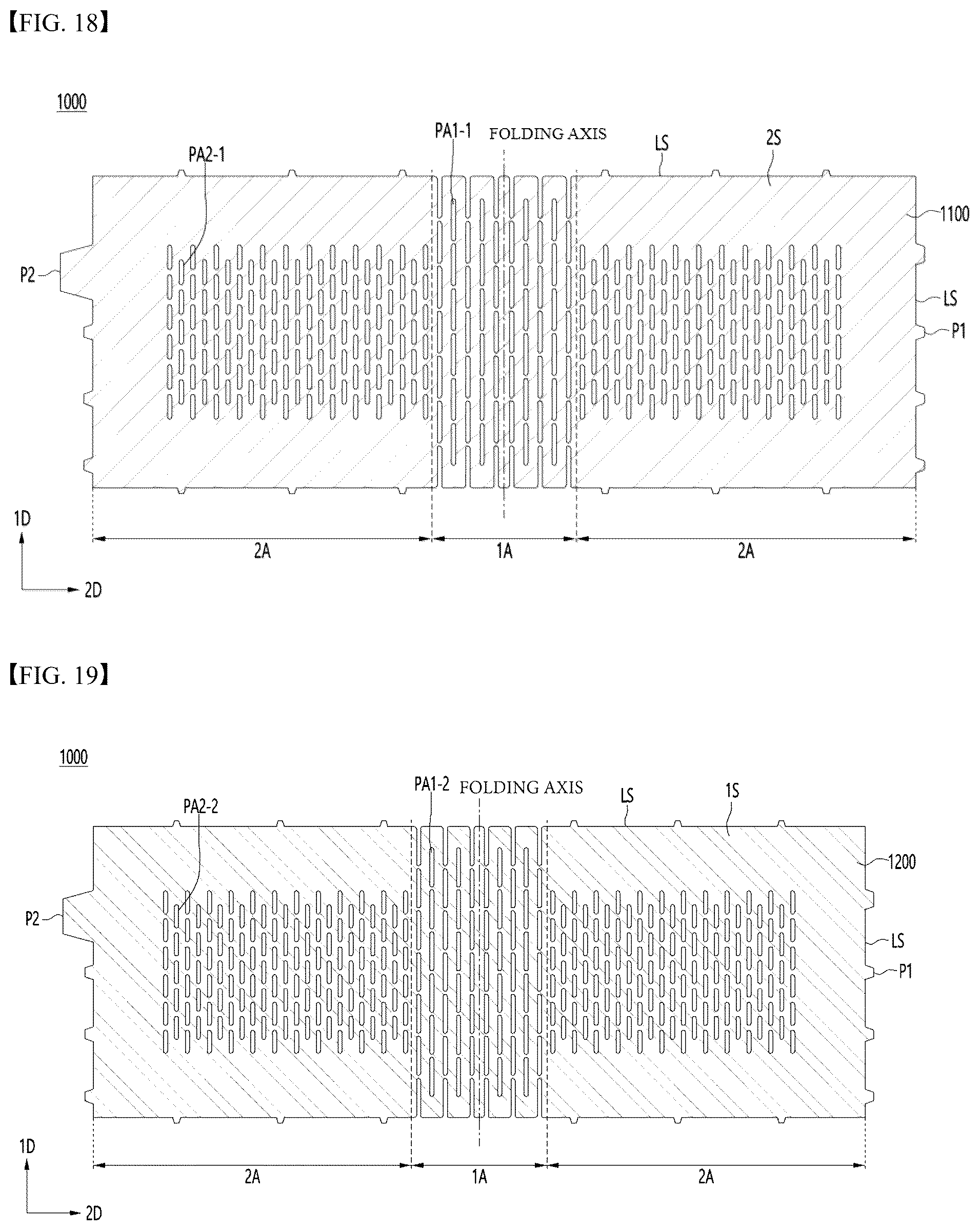 Patent US12324134 Figure 11 – Elastic member and display device comprising same