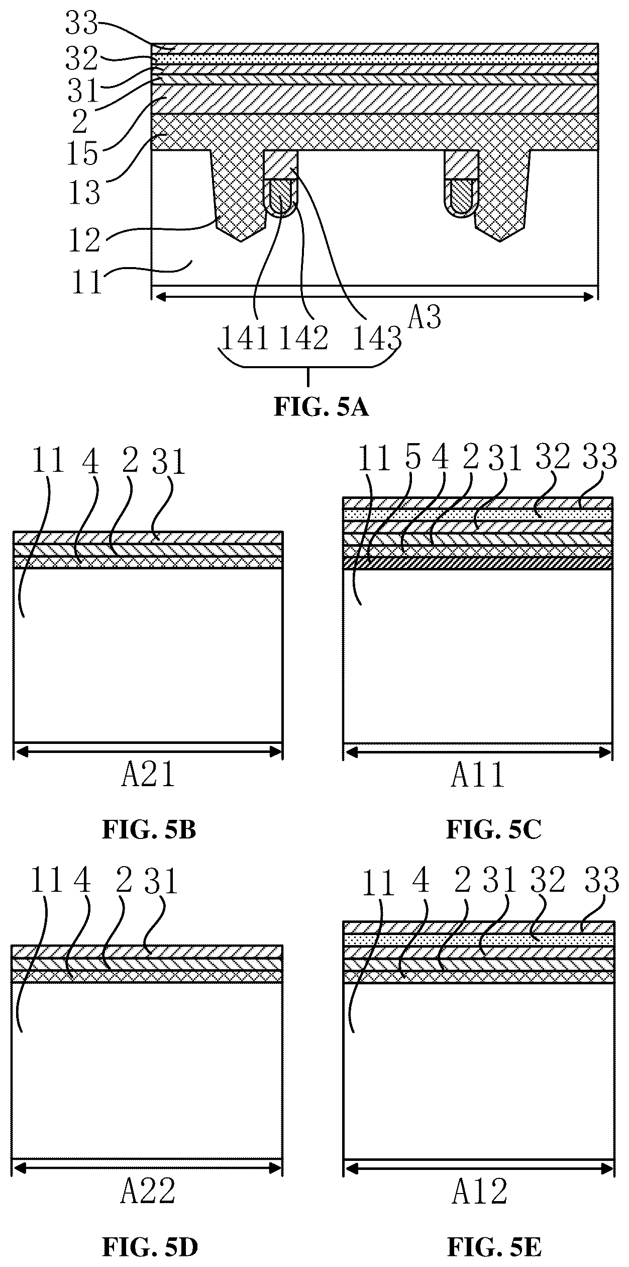 Patent US12324139 Figure 5 – Method for manufacturing semiconductor device and semiconductor device