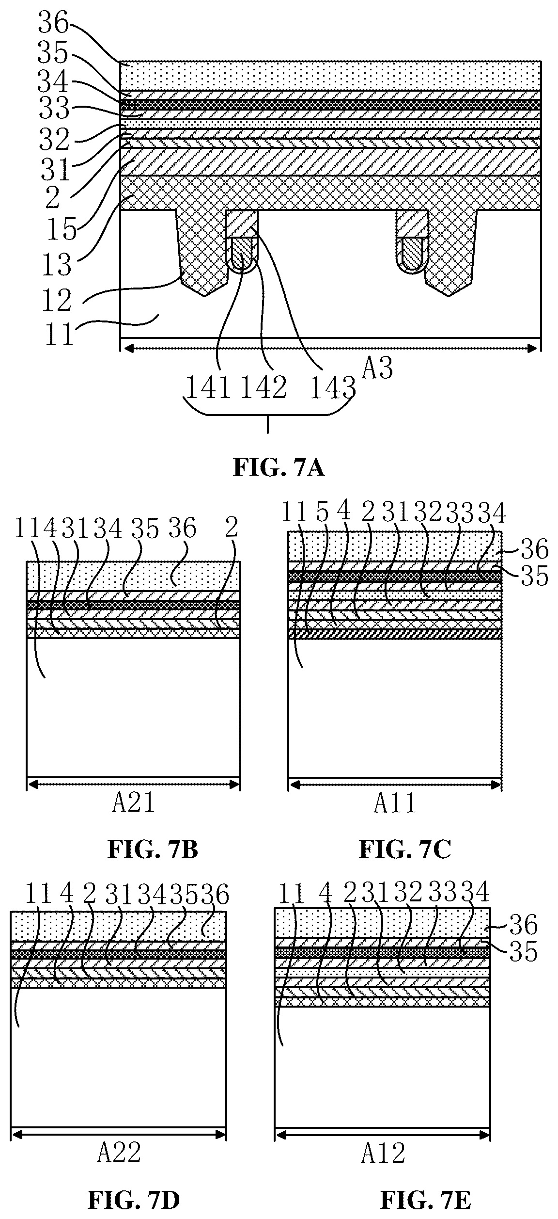 Patent US12324139 Figure 7 – Method for manufacturing semiconductor device and semiconductor device