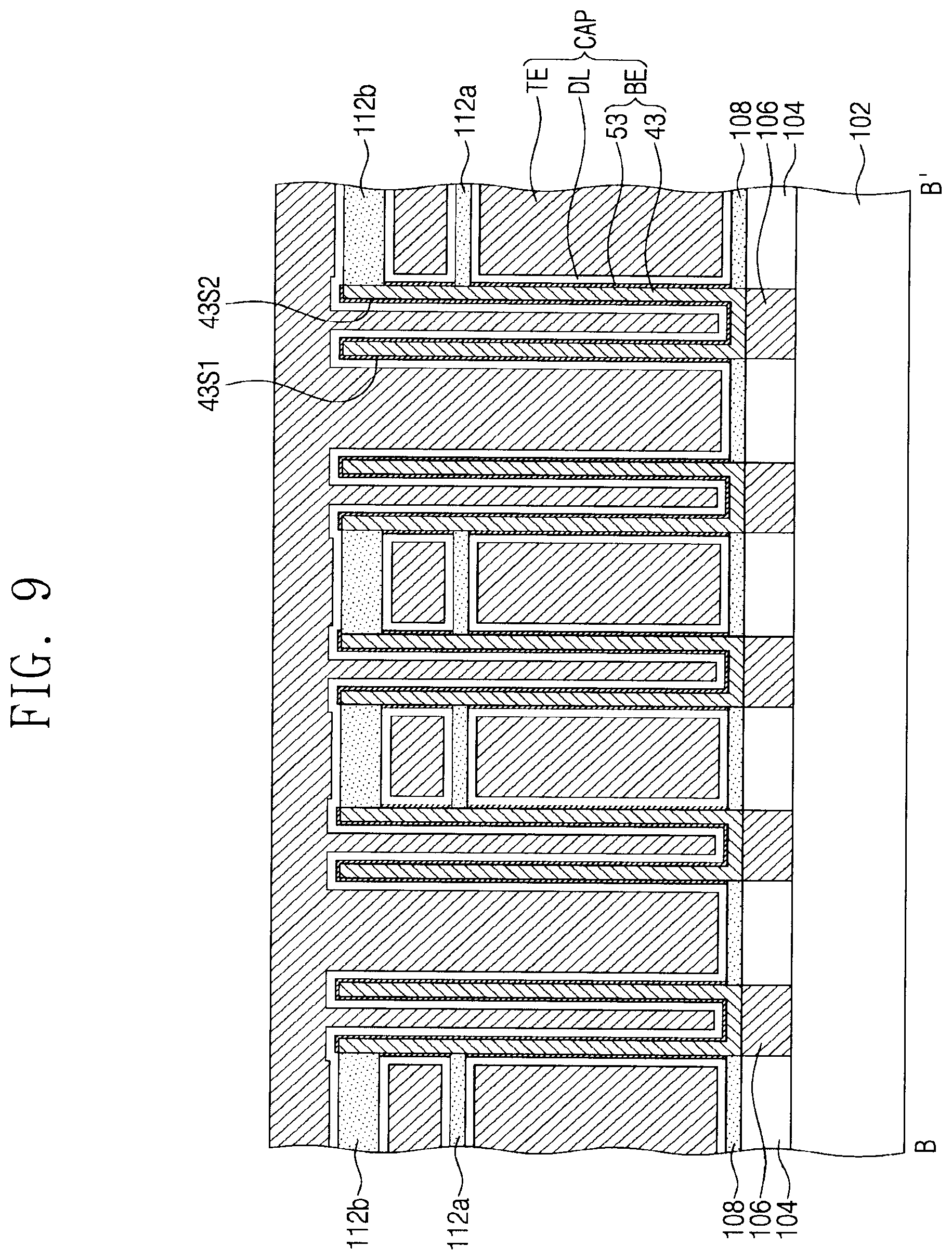 Patent US12324145 Figure 13 – Semiconductor device with capping conductive layer on an electrode and method of fabricating the same