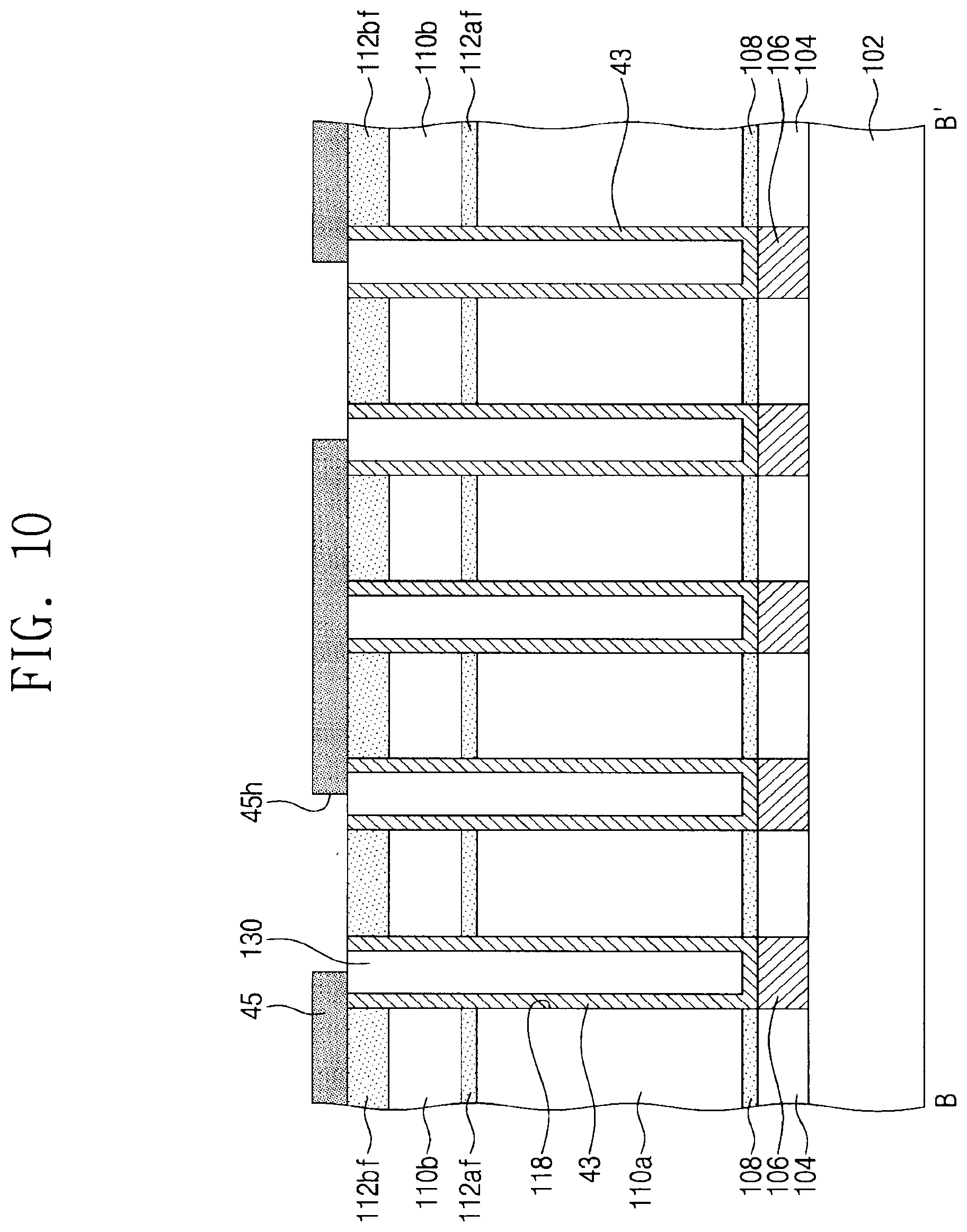 Patent US12324145 Figure 14 – Semiconductor device with capping conductive layer on an electrode and method of fabricating the same