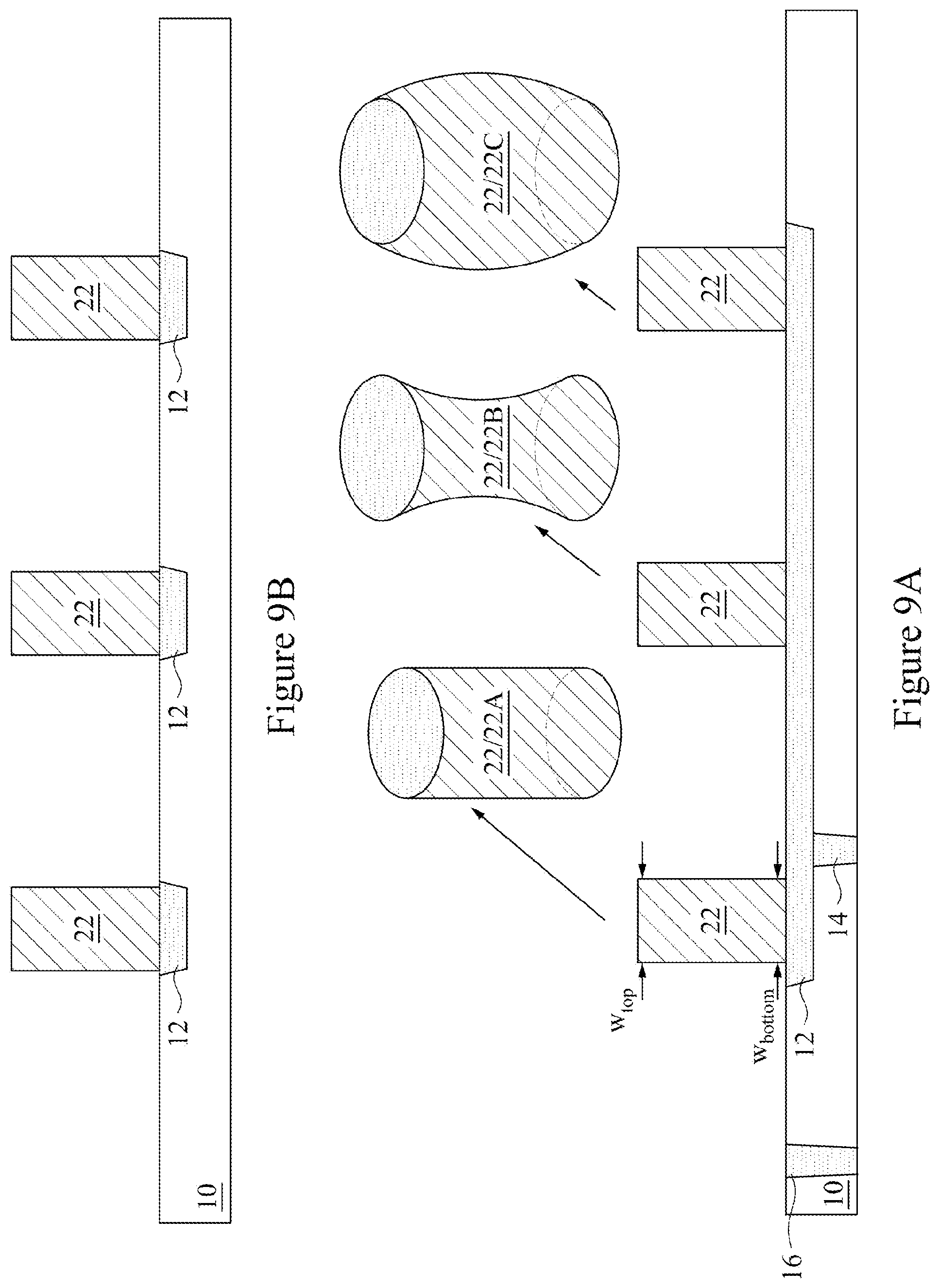 Patent US12324146 Figure 9 – Vertical DRAM structure and method of formation