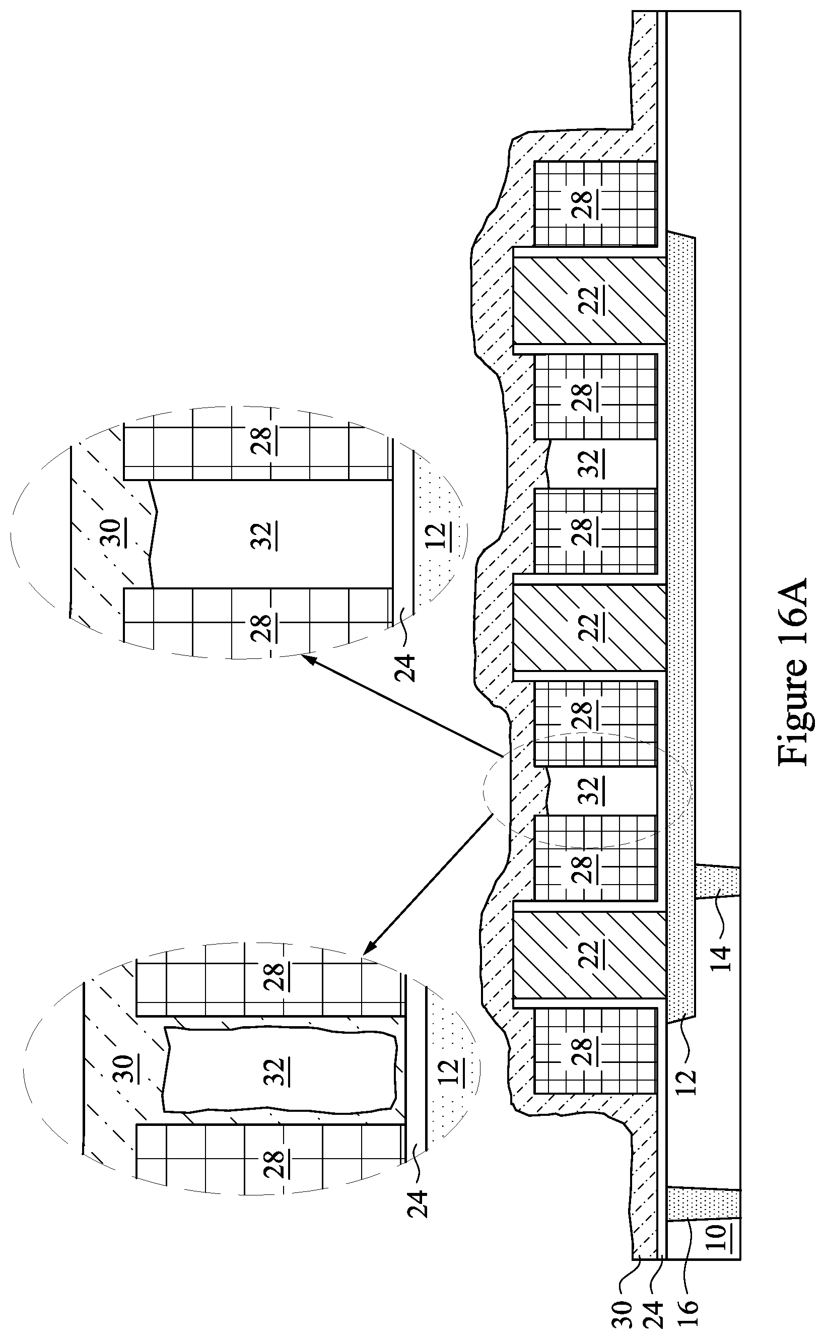 Patent US12324146 Figure 19 – Vertical DRAM structure and method of formation