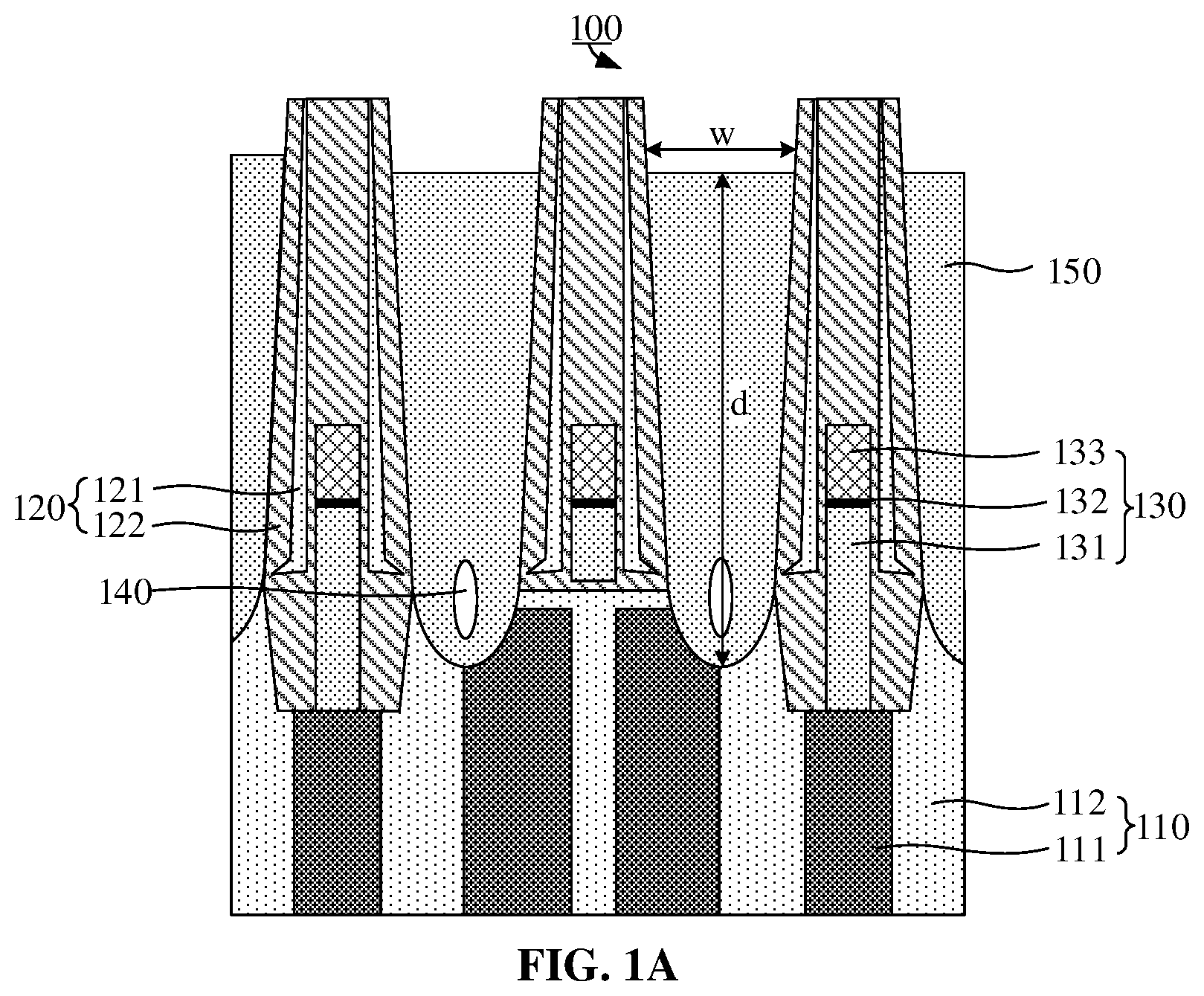 Patent US12324147 — Method for forming semiconductor structure and semiconductor structure — Figure 1