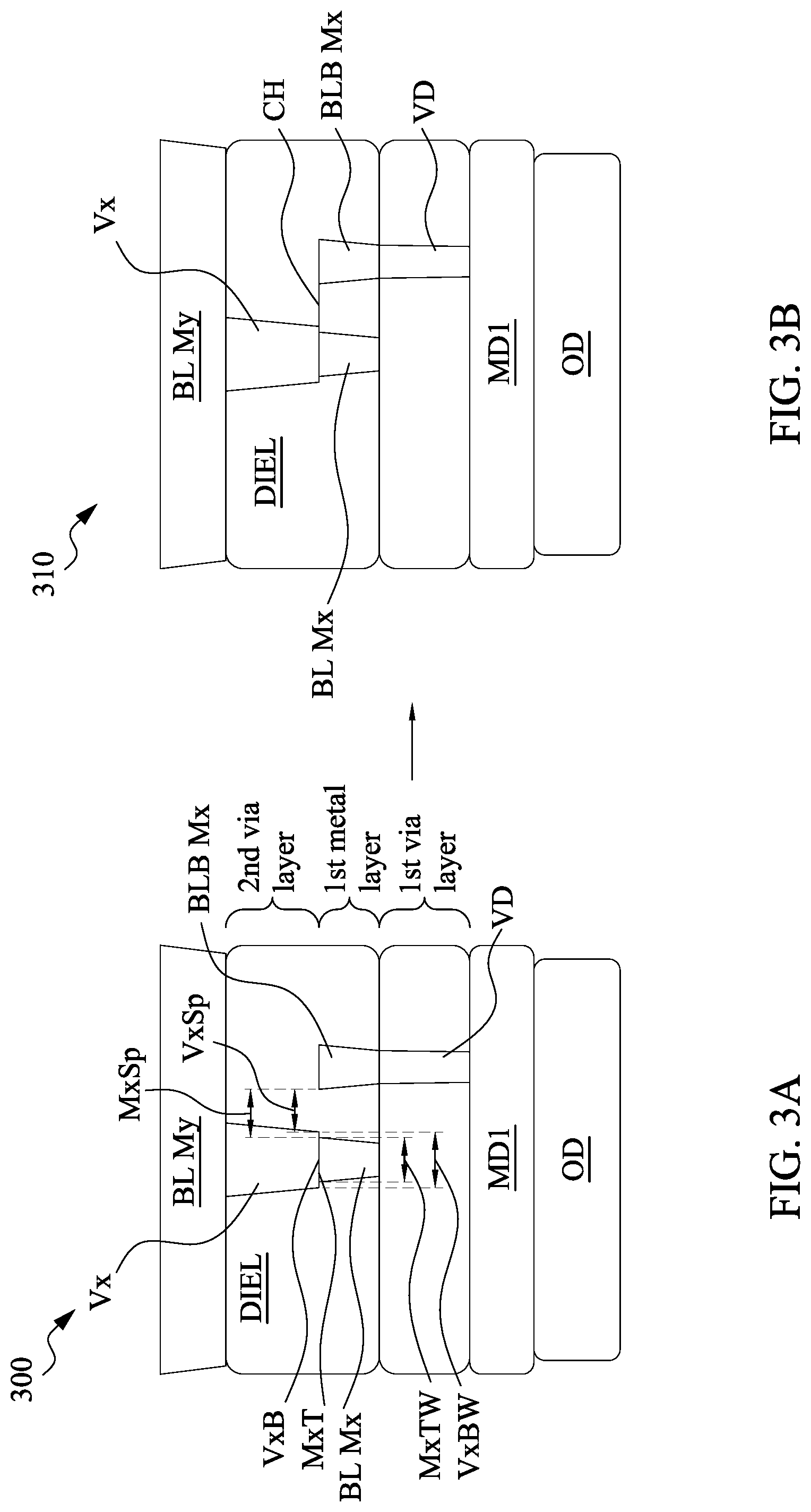 Patent US12324149 Figure 4 – Metal fuse structure by via landing