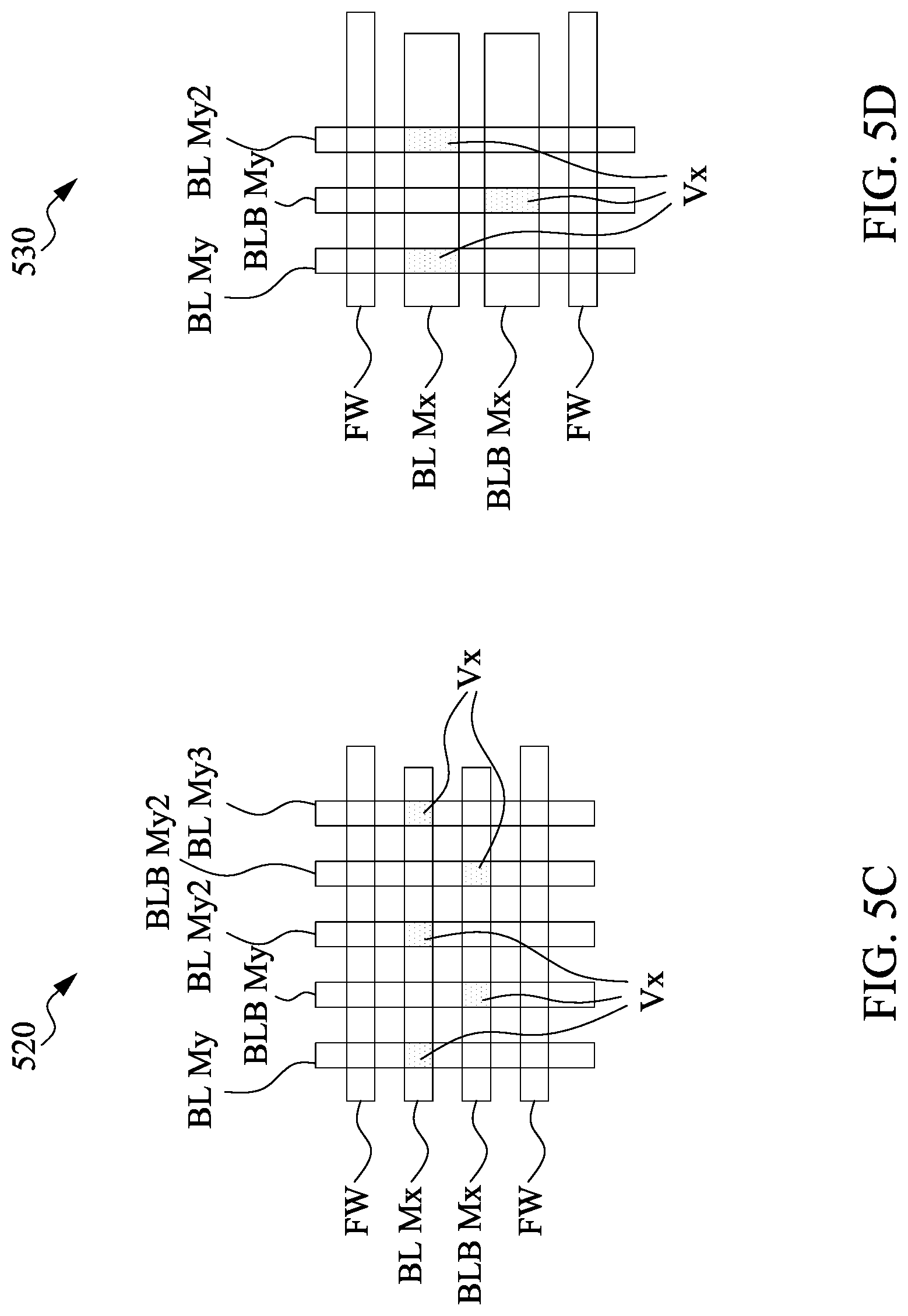Patent US12324149 Figure 7 – Metal fuse structure by via landing