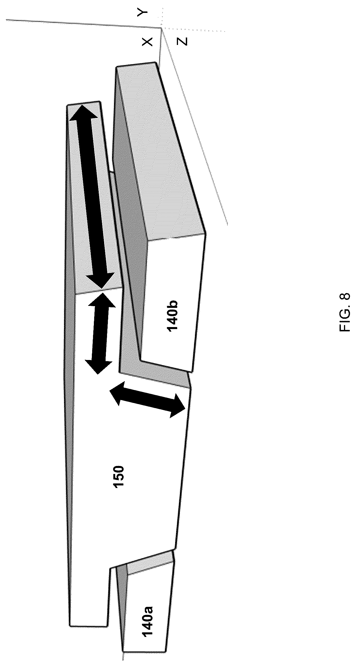 Patent US12324152 Figure 8 – Memory cells with three-dimensional gate coupling and methods of forming thereof