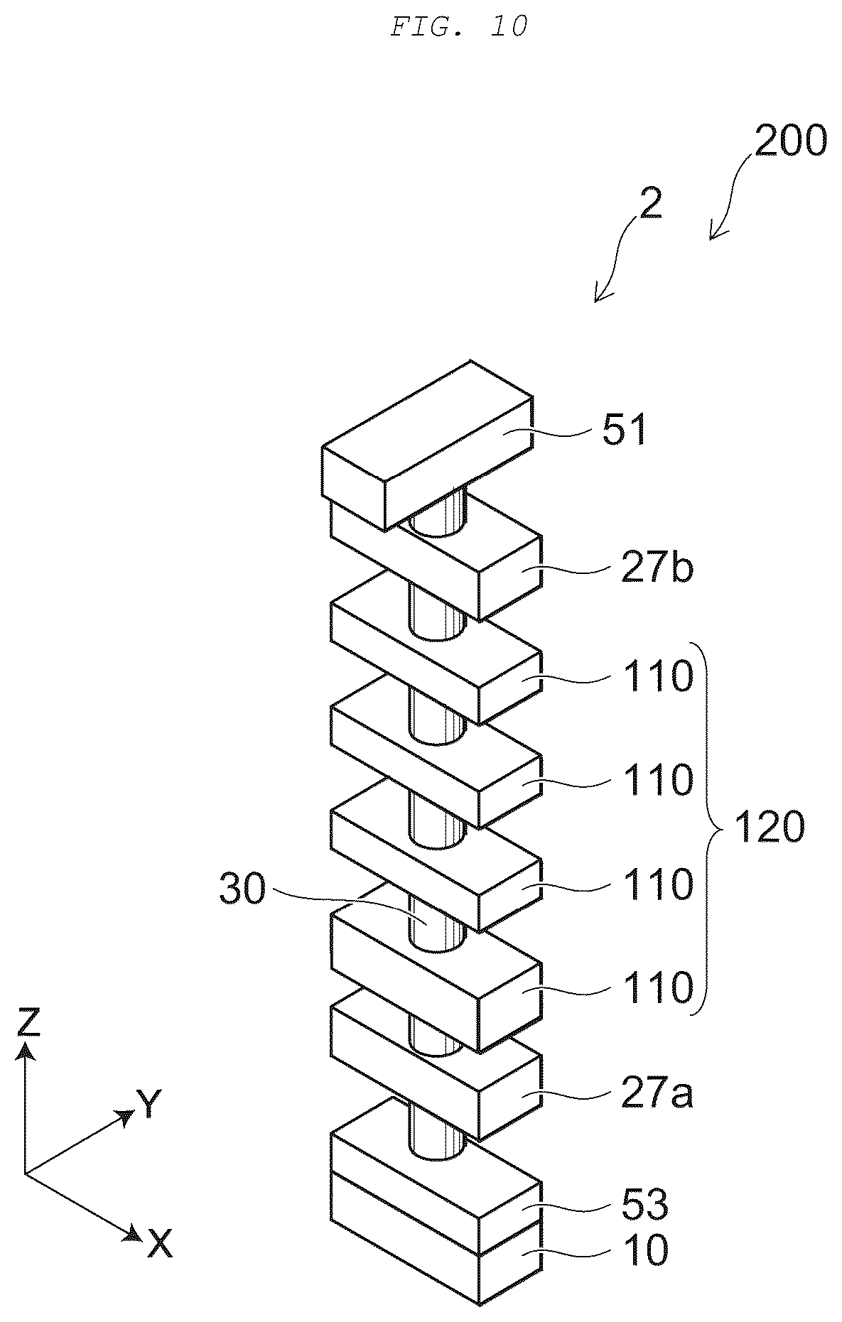 Patent US12324155 Figure 10 – Non-volatile storage device