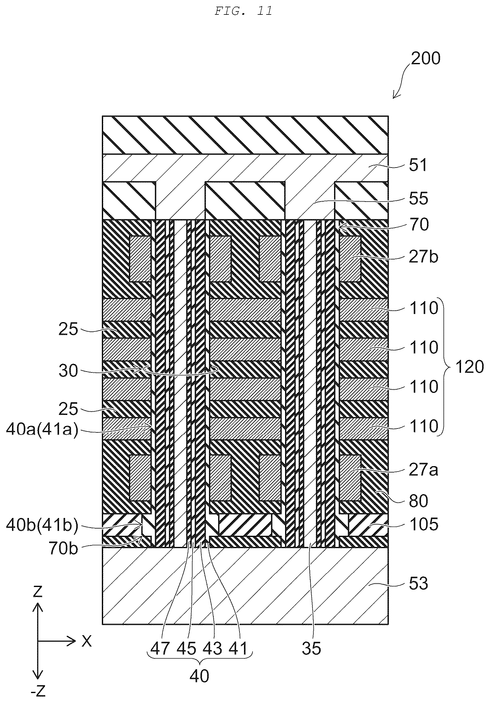 Patent US12324155 Figure 11 – Non-volatile storage device