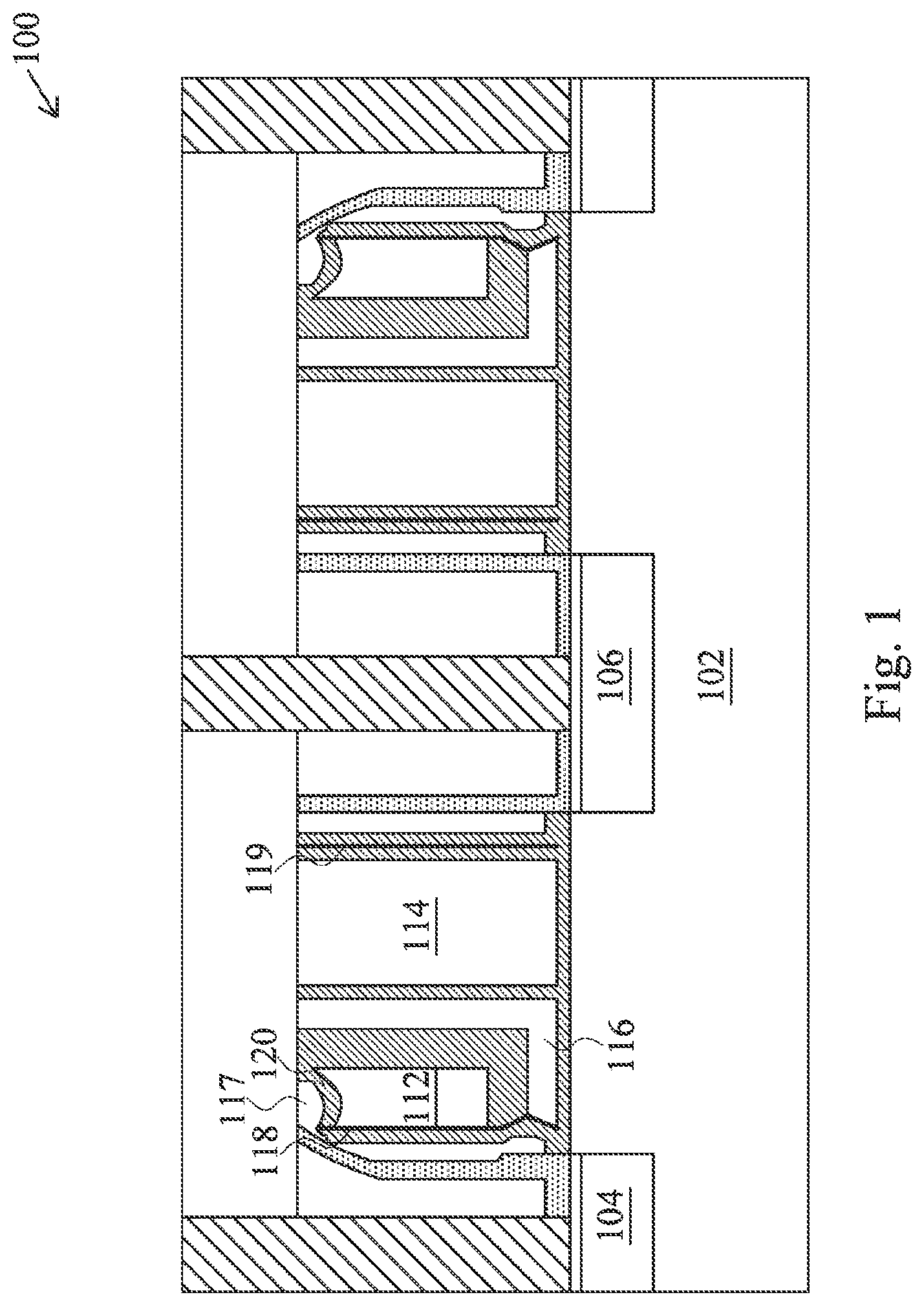 Patent US12324156 — Memory devices and method of fabricating same — Figure 1