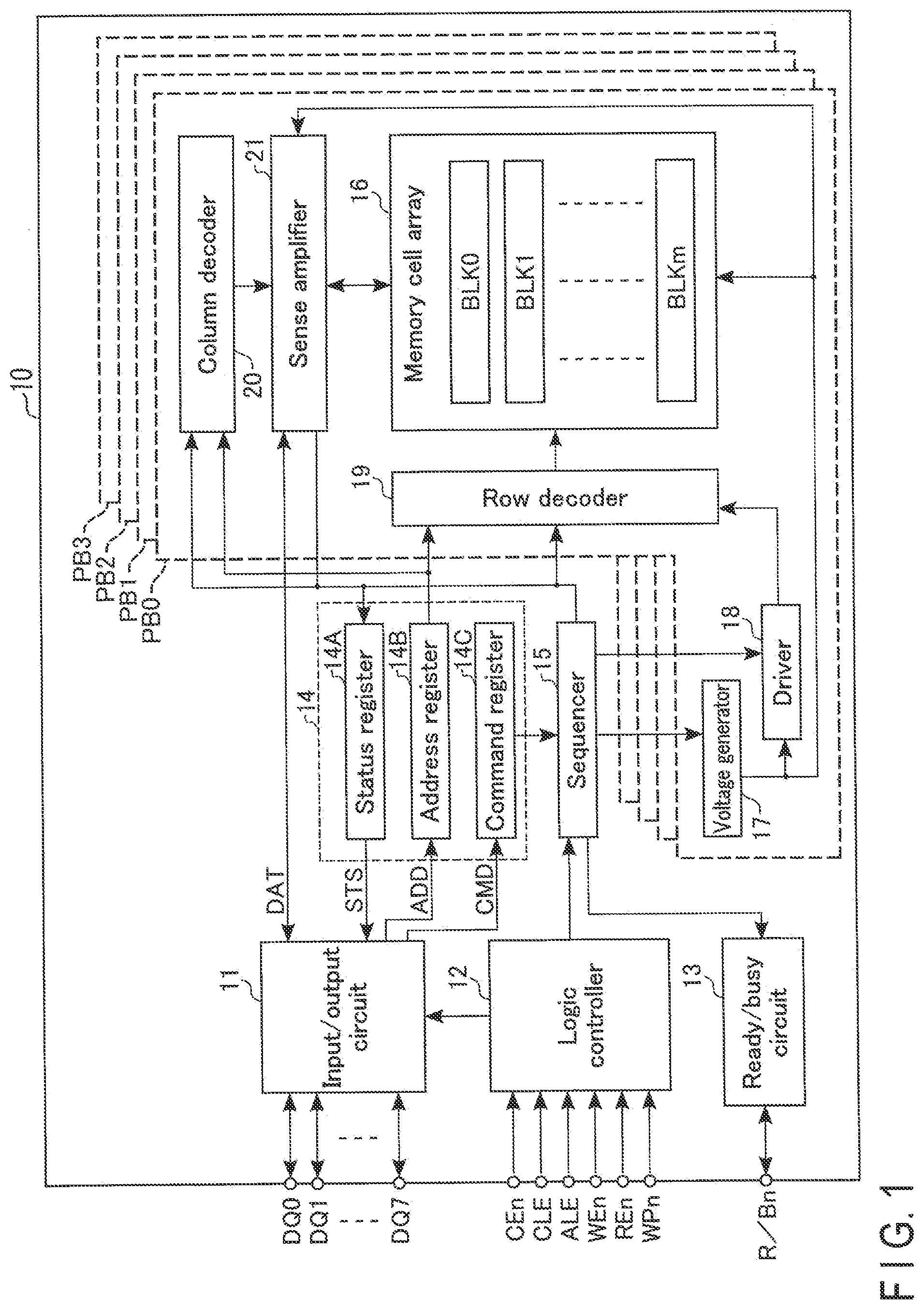 Patent US12324158 — Semiconductor memory device — Figure 1
