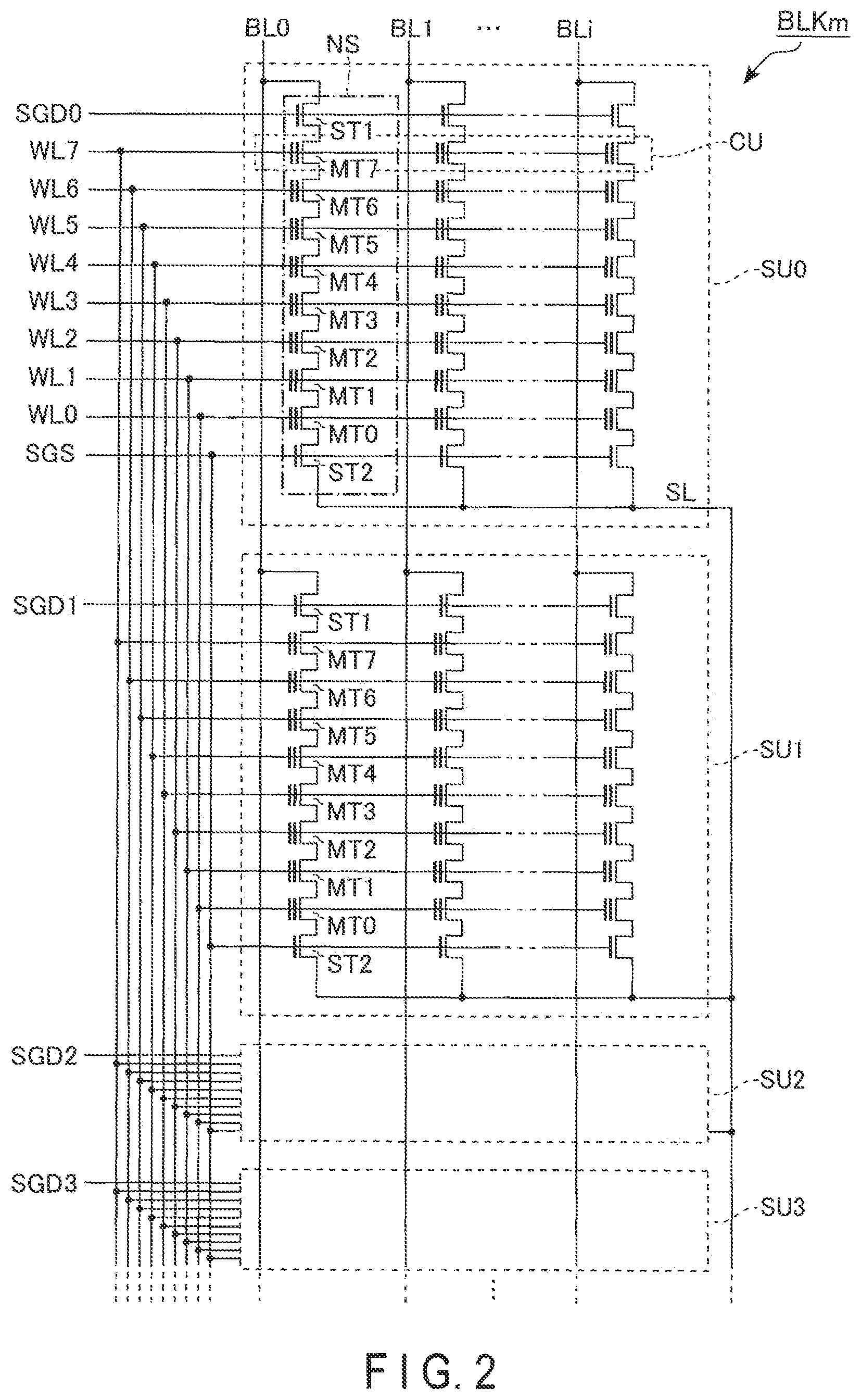 Patent US12324158 Figure 2 – Semiconductor memory device