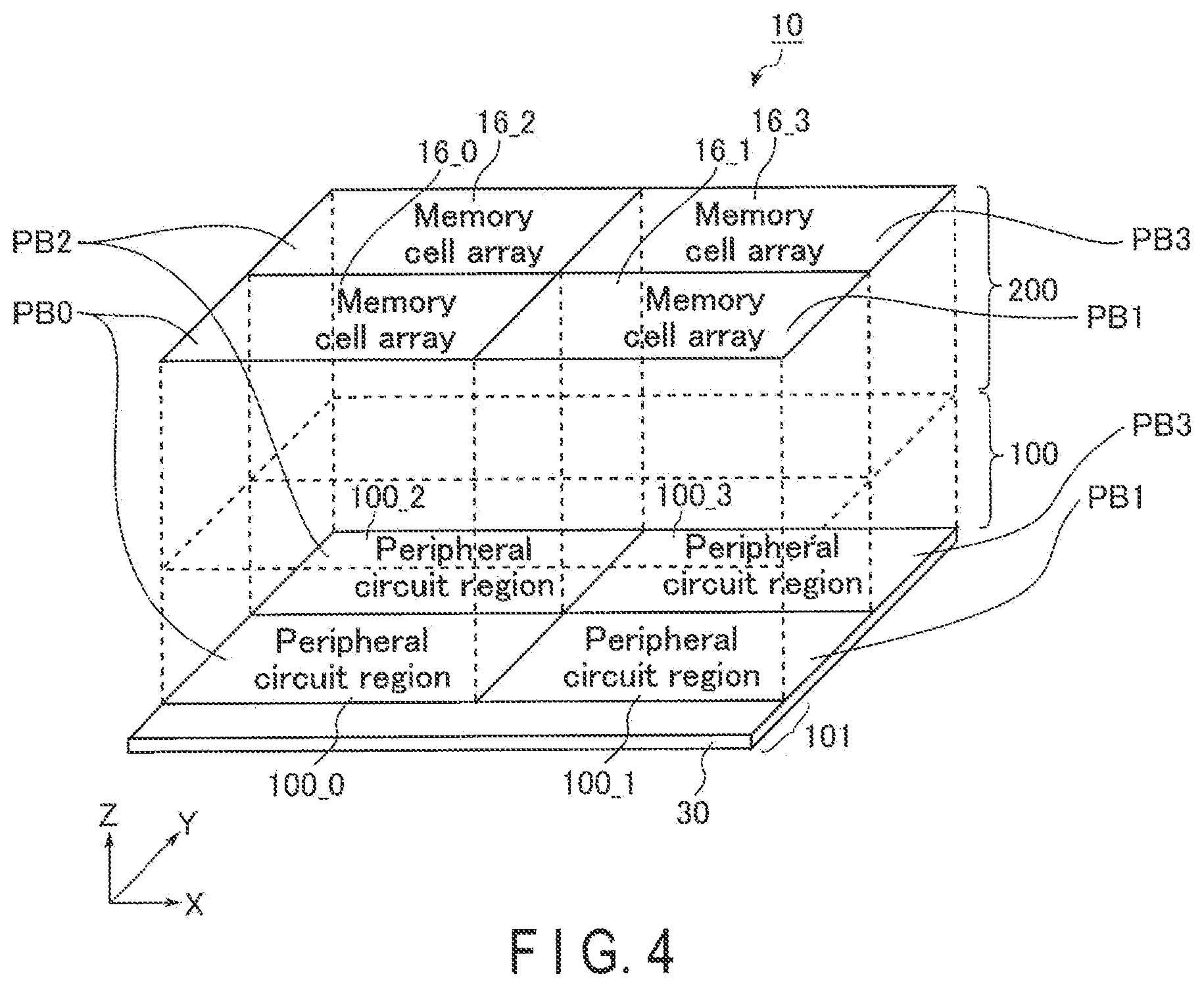 Patent US12324158 Figure 4 – Semiconductor memory device