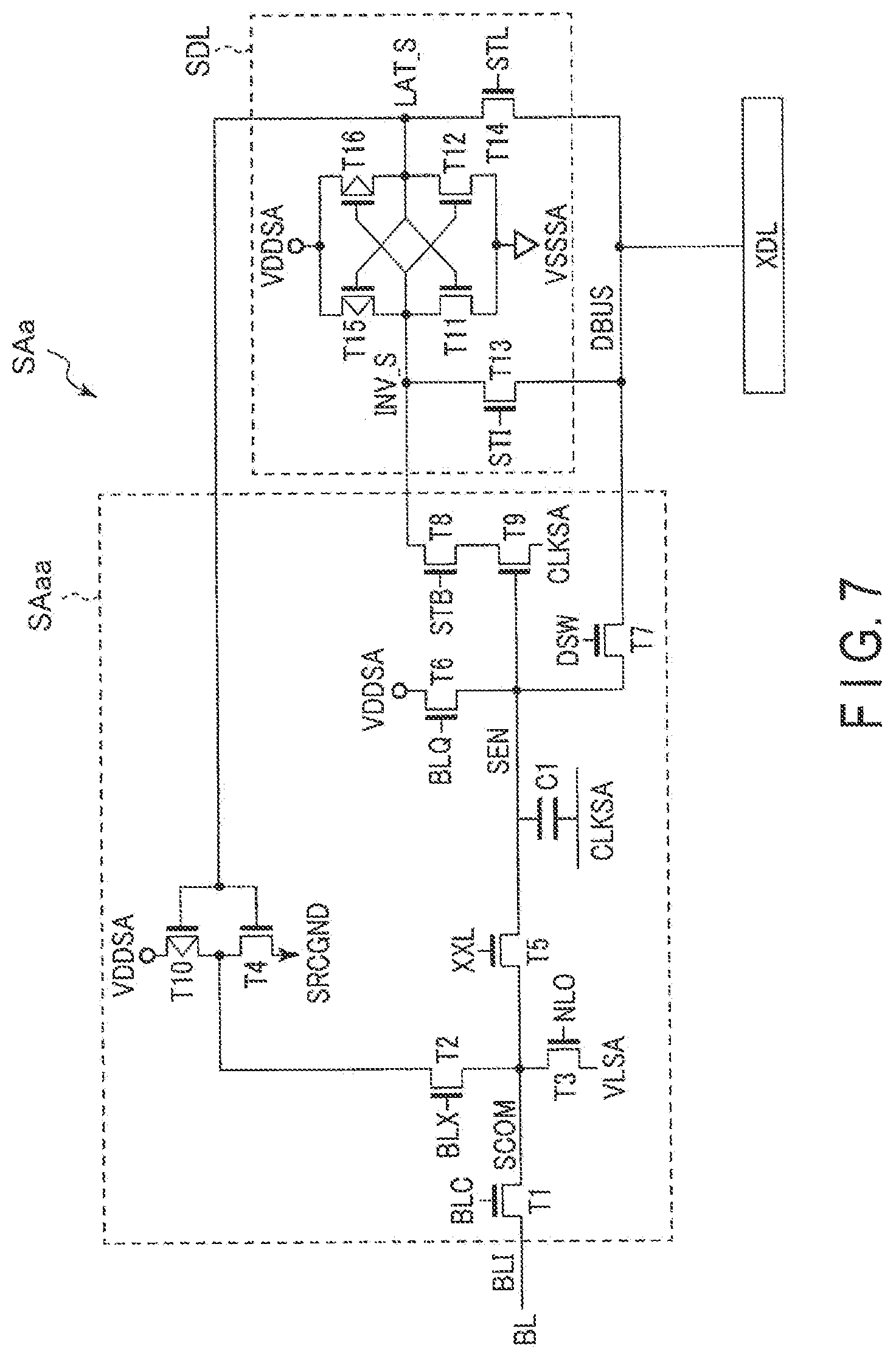 Patent US12324158 Figure 7 – Semiconductor memory device
