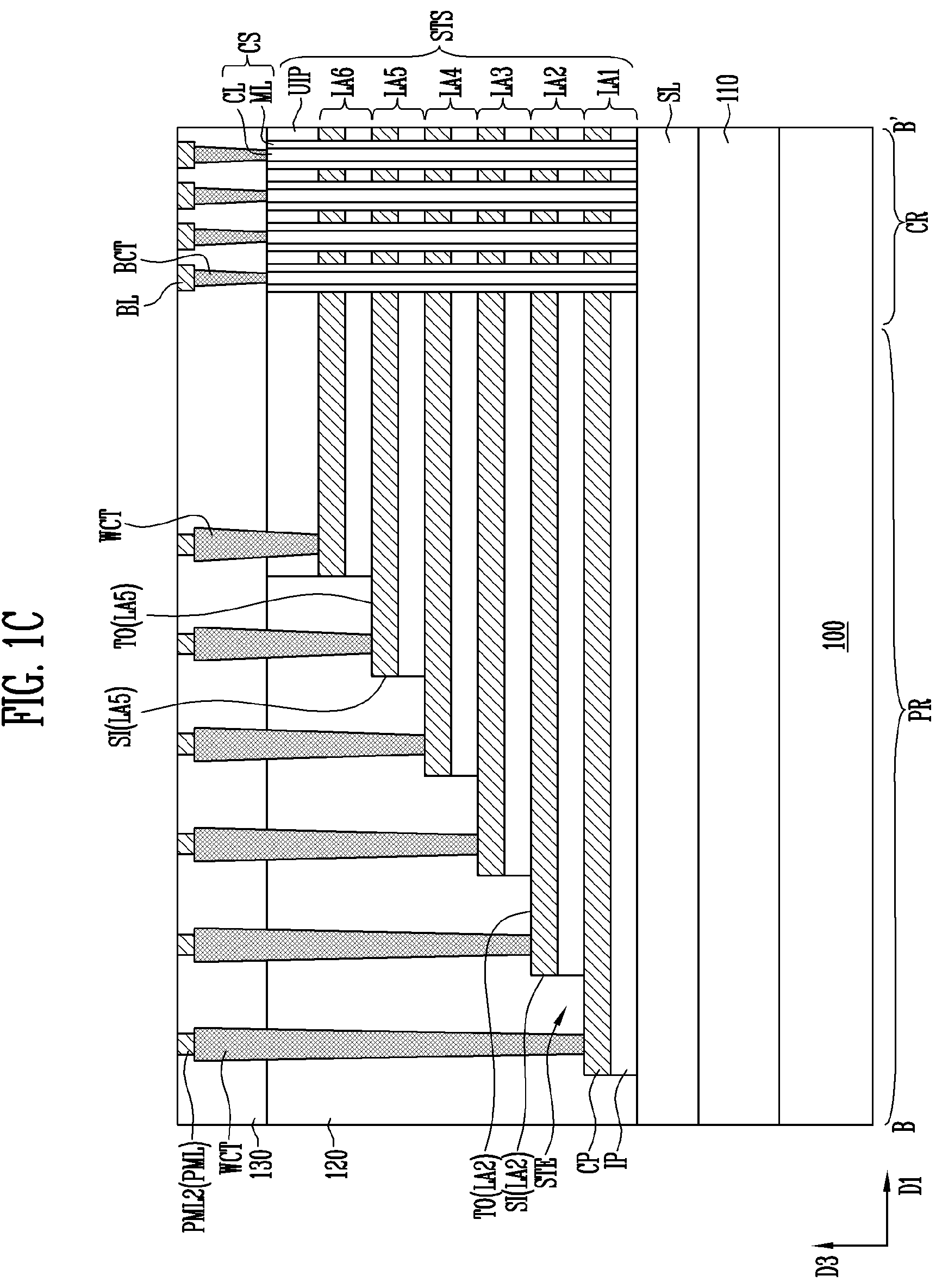 Patent US12324160 Figure 3 – Semiconductor memory device and manufacturing method thereof
