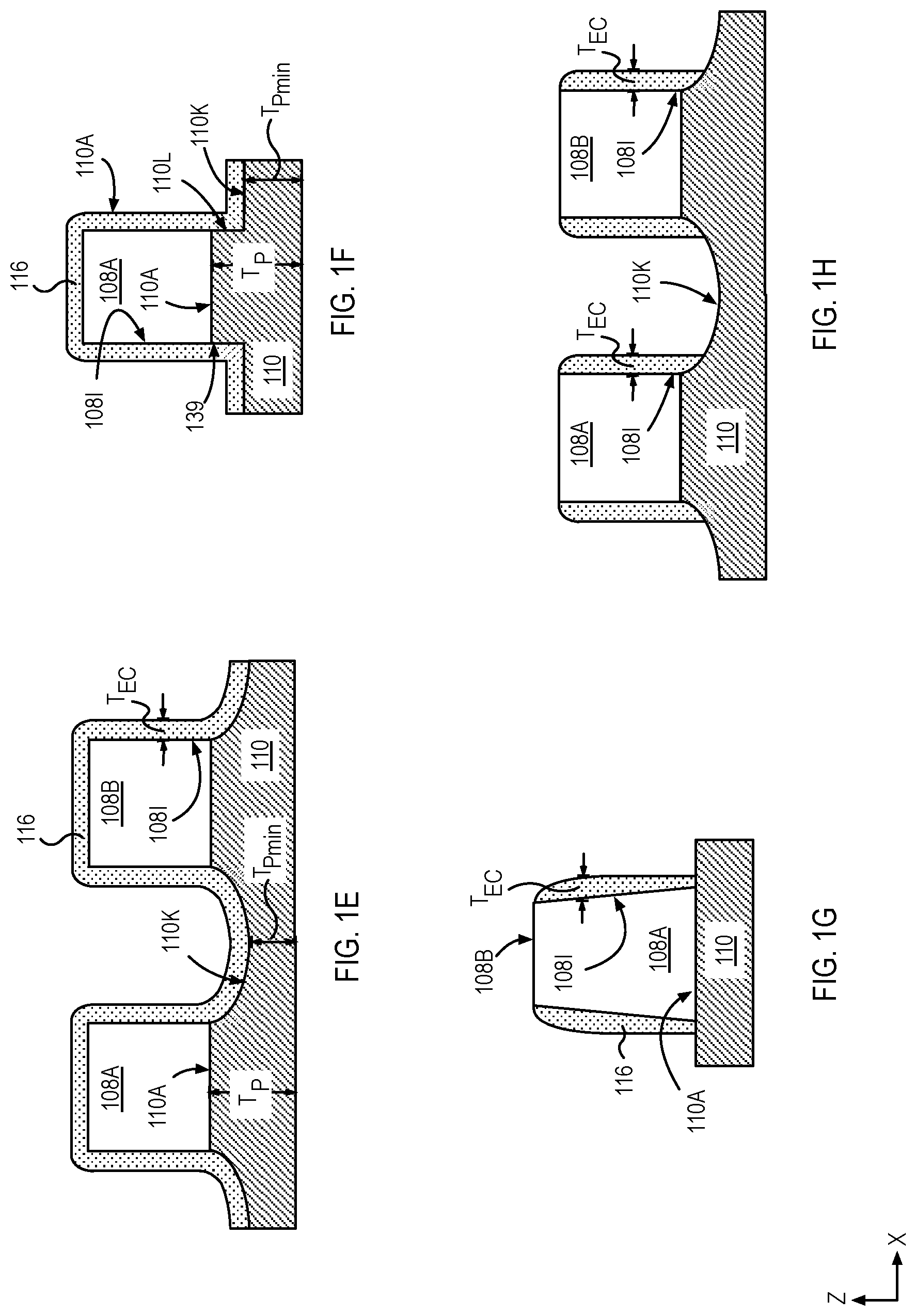 Patent US12324162 Figure 3 – Stacked capacitors with shared electrodes and methods of fabrication