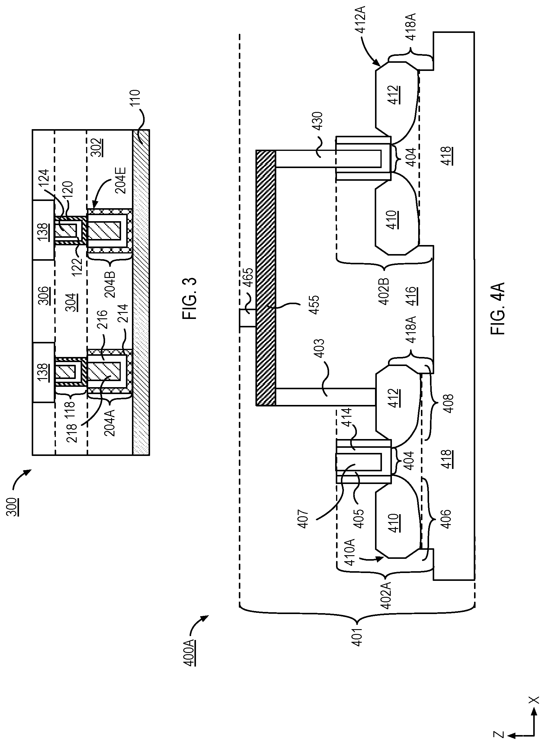 Patent US12324162 Figure 5 – Stacked capacitors with shared electrodes and methods of fabrication