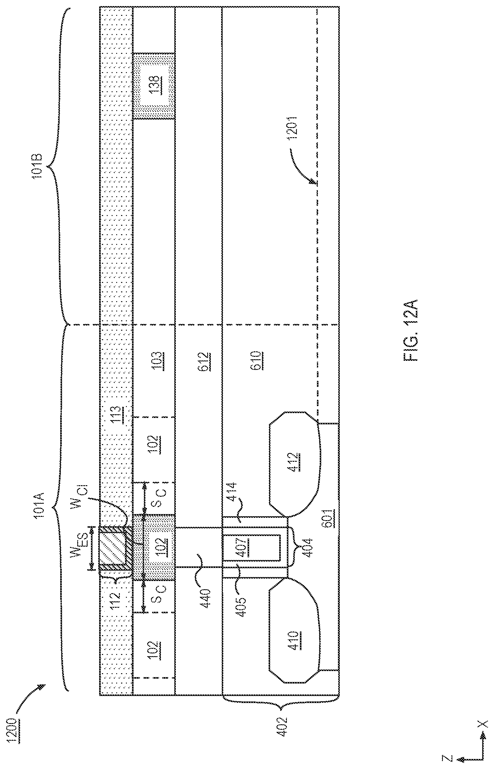 Patent US12324163 Figure 16 – Planar capacitors with shared electrode and methods of fabrication