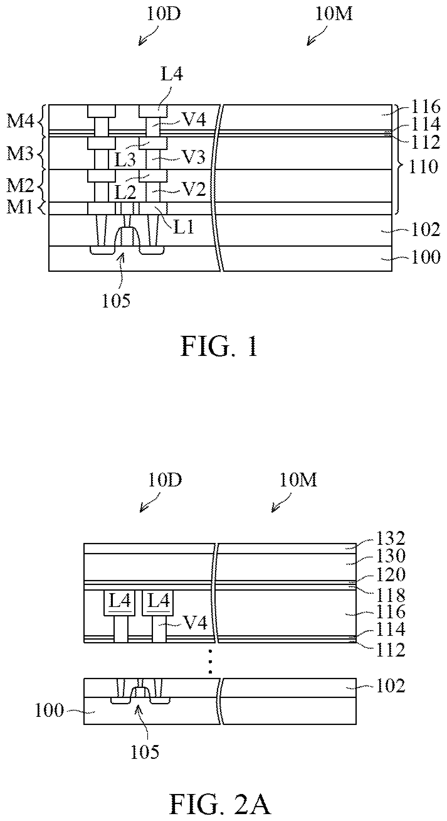 Patent US12324164 Figure 1 – Alignment mark for MRAM device and method