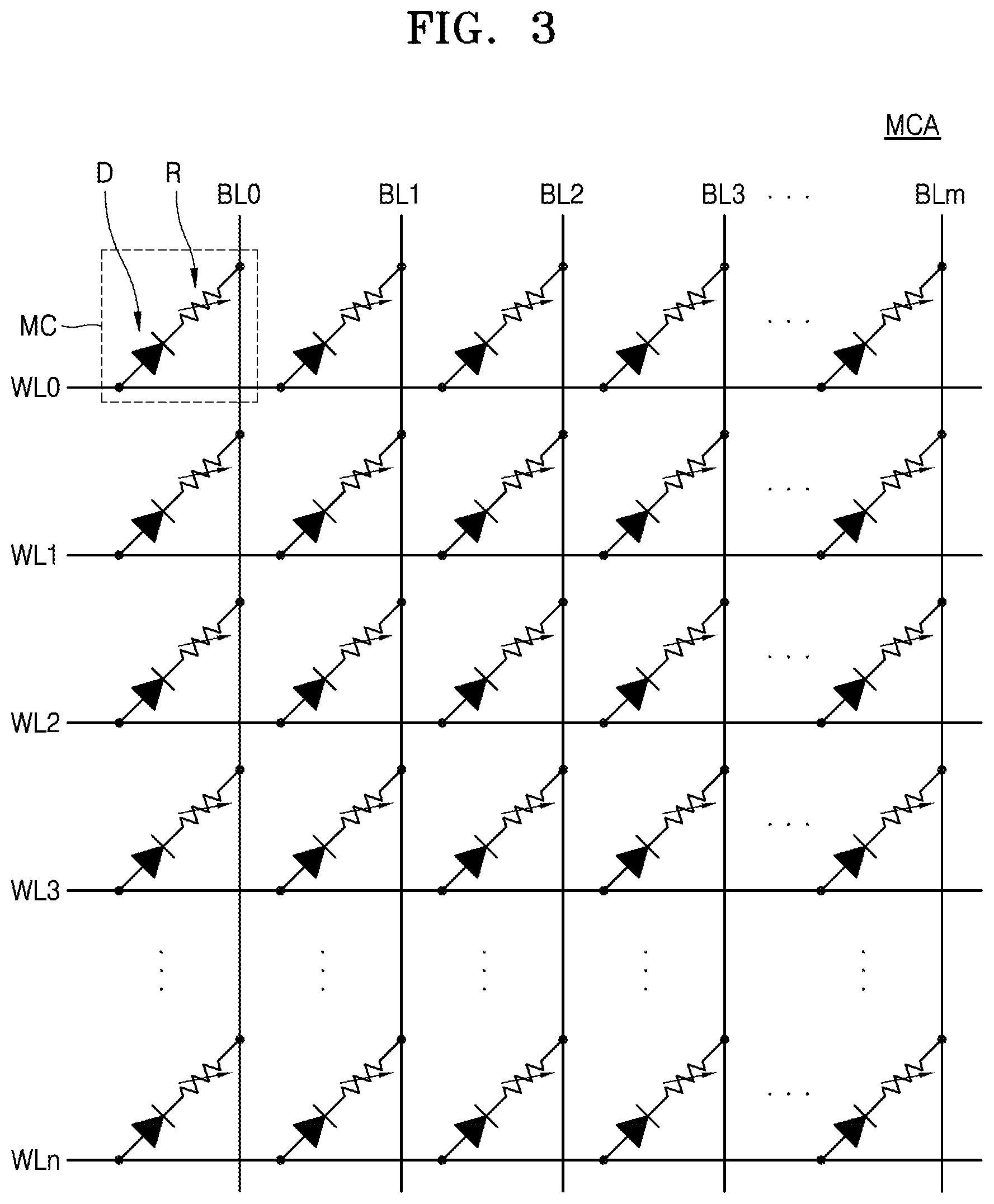 Patent US12324166 Figure 3 – Resistive memory device