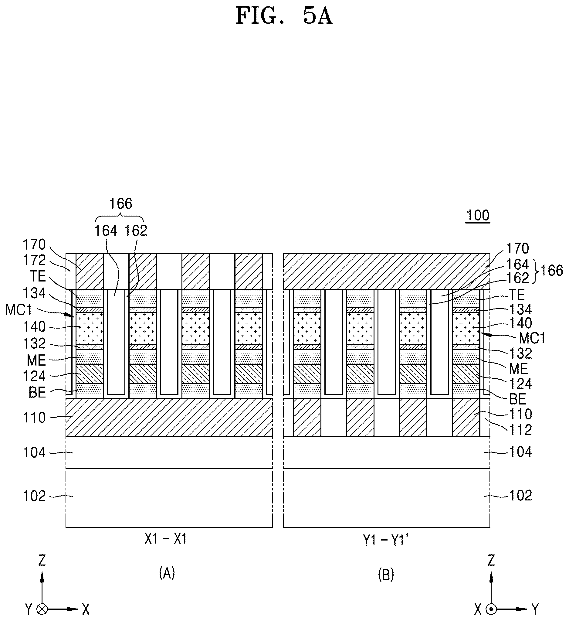 Patent US12324166 Figure 5 – Resistive memory device