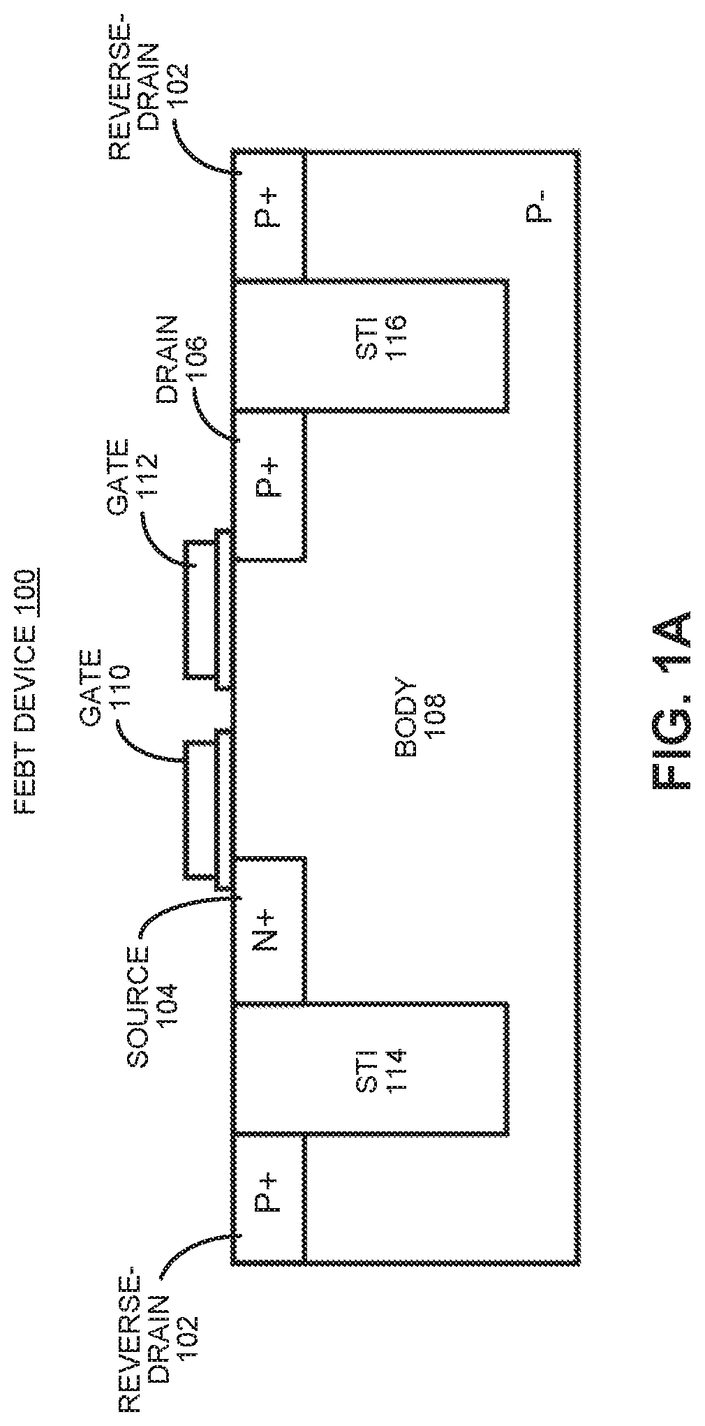 Patent US12324172 Figure 1 – Field-effect bipolar transistor
