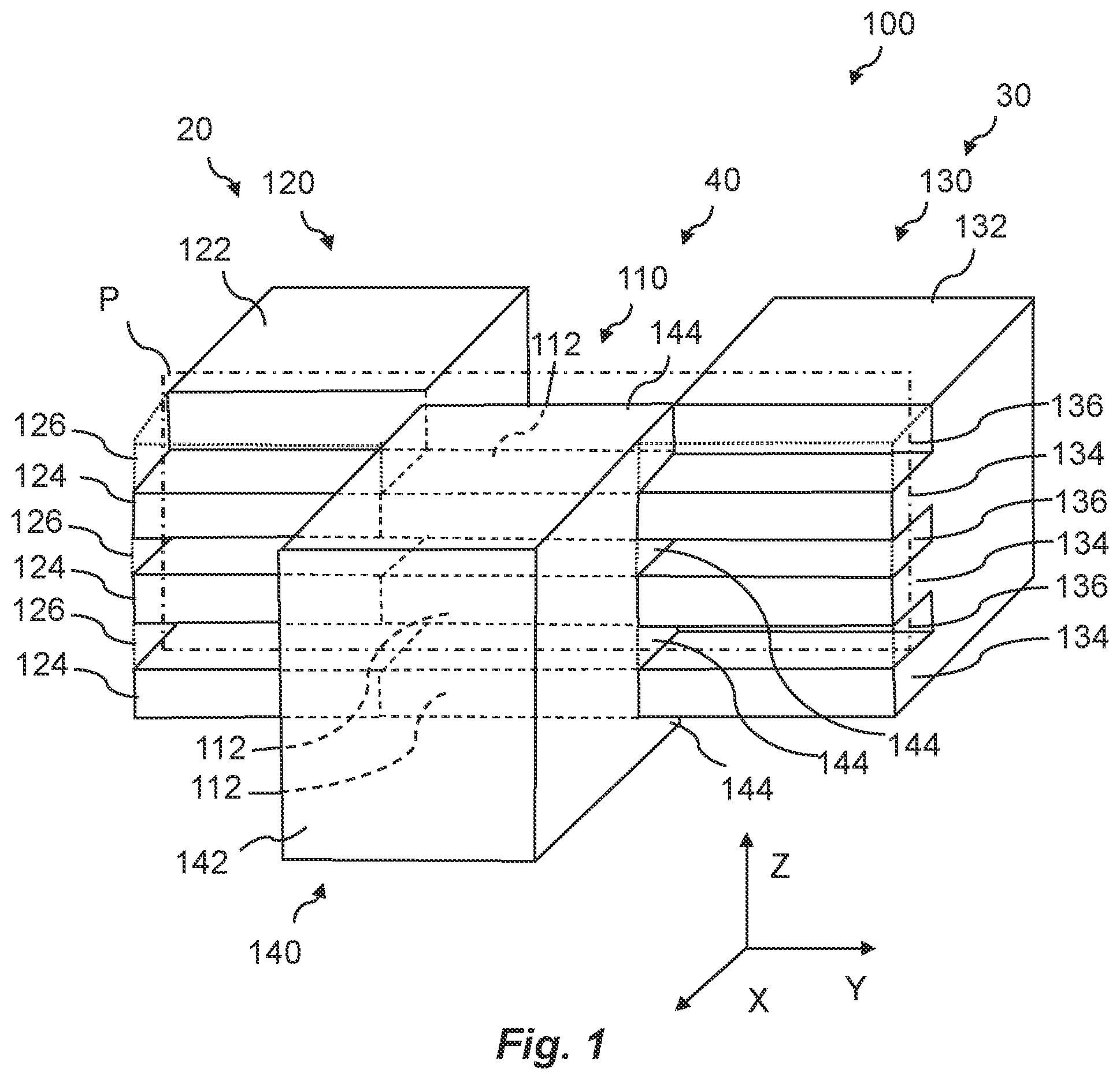 Patent US12324175 Figure 1 – FET device and a method for forming a FET device