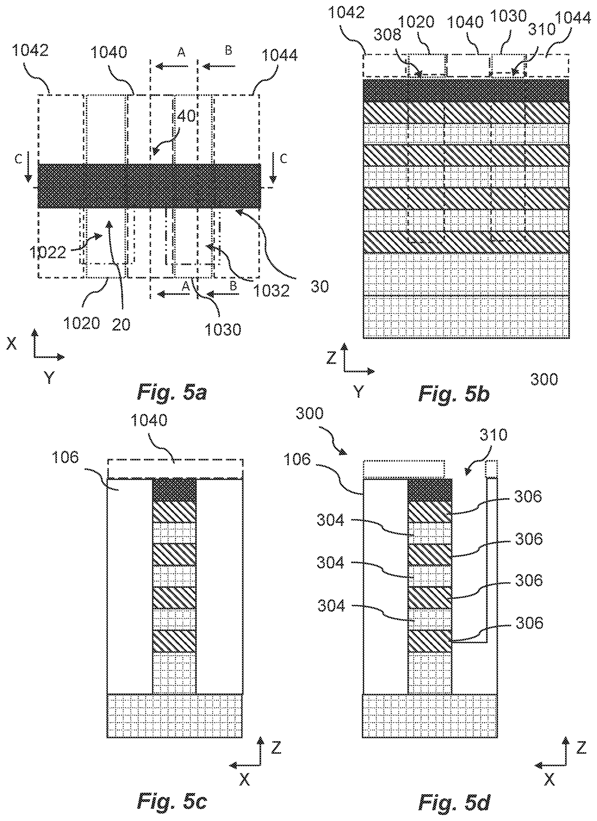 Patent US12324175 Figure 5 – FET device and a method for forming a FET device
