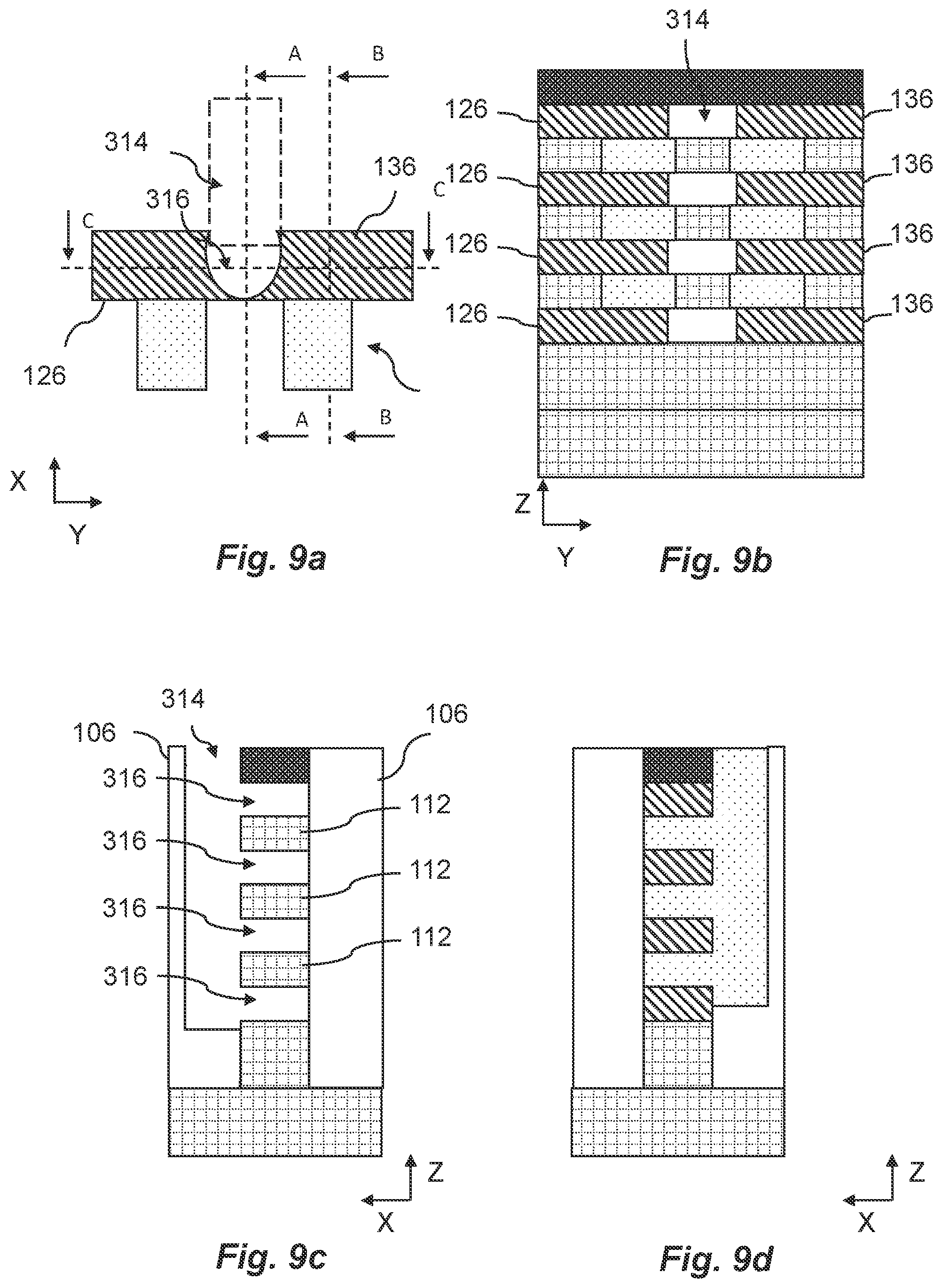 Patent US12324175 Figure 9 – FET device and a method for forming a FET device