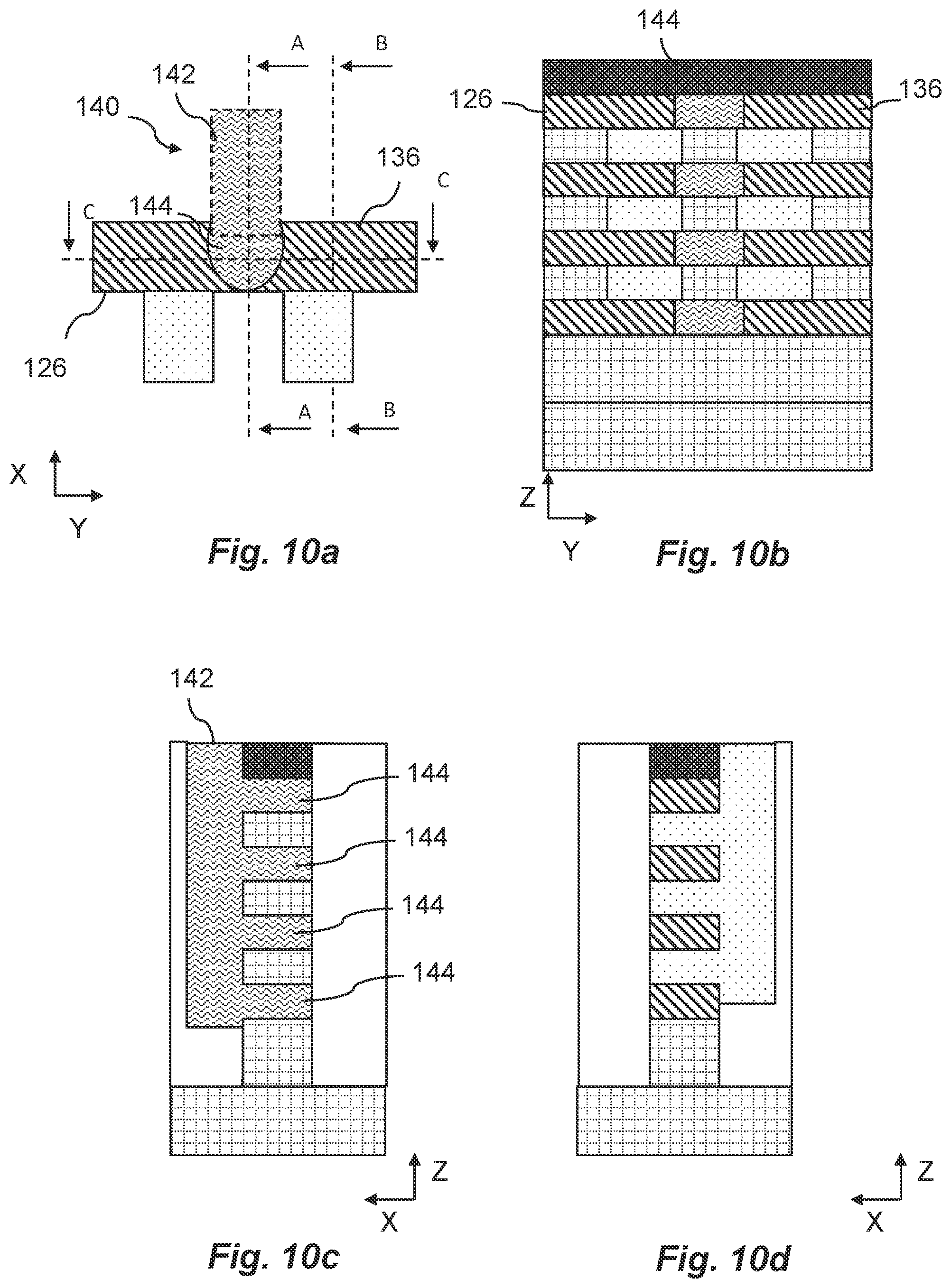 Patent US12324175 Figure 10 – FET device and a method for forming a FET device