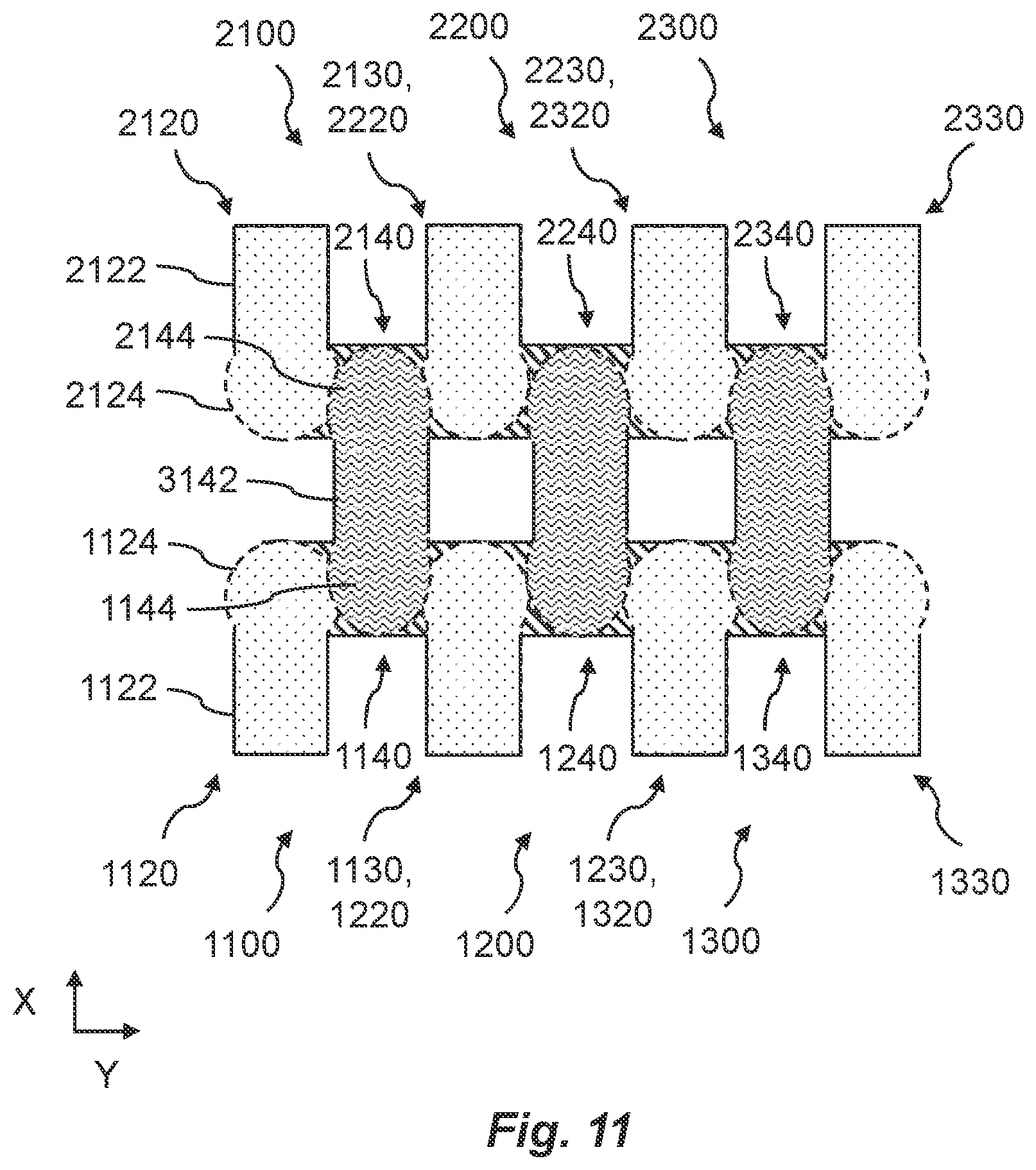 Patent US12324175 Figure 11 – FET device and a method for forming a FET device