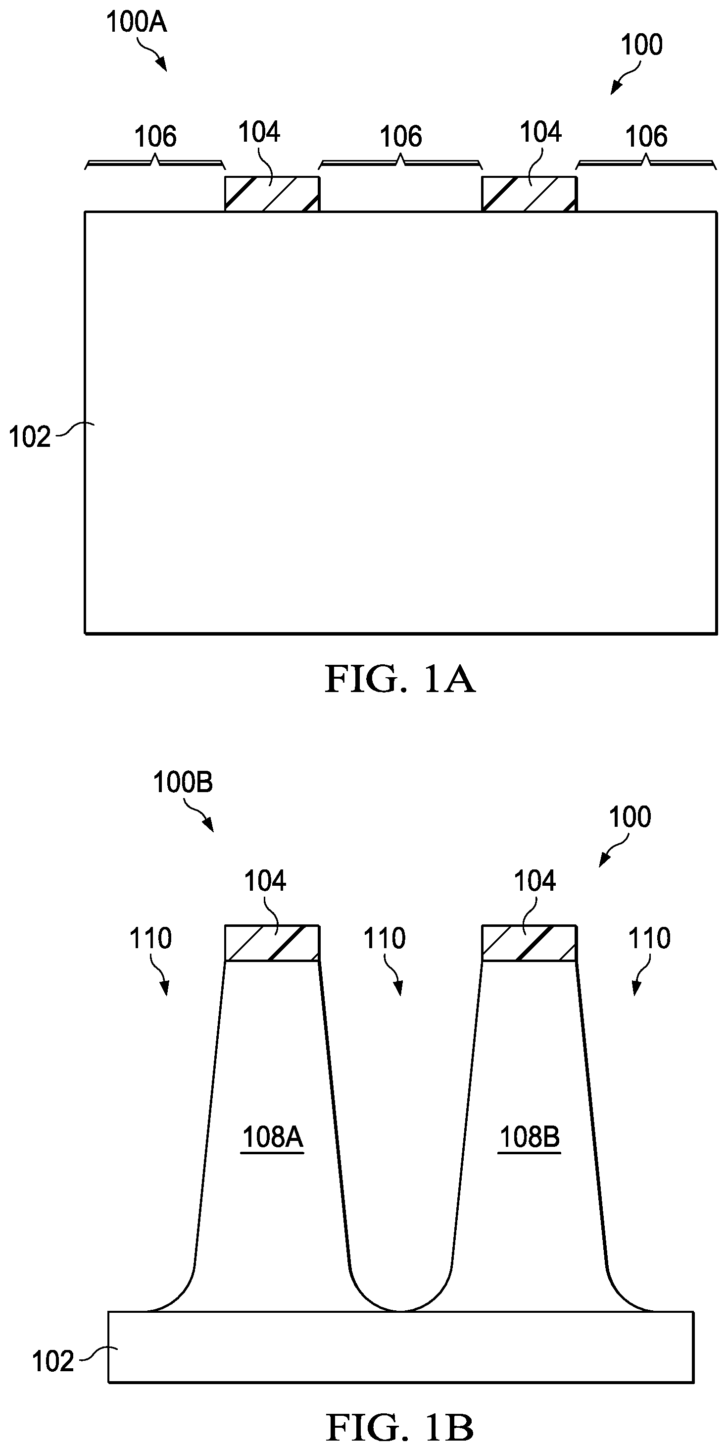 Patent US12324176 — Implant blocking for a trench or FinFET without an additional mask — Figure 1