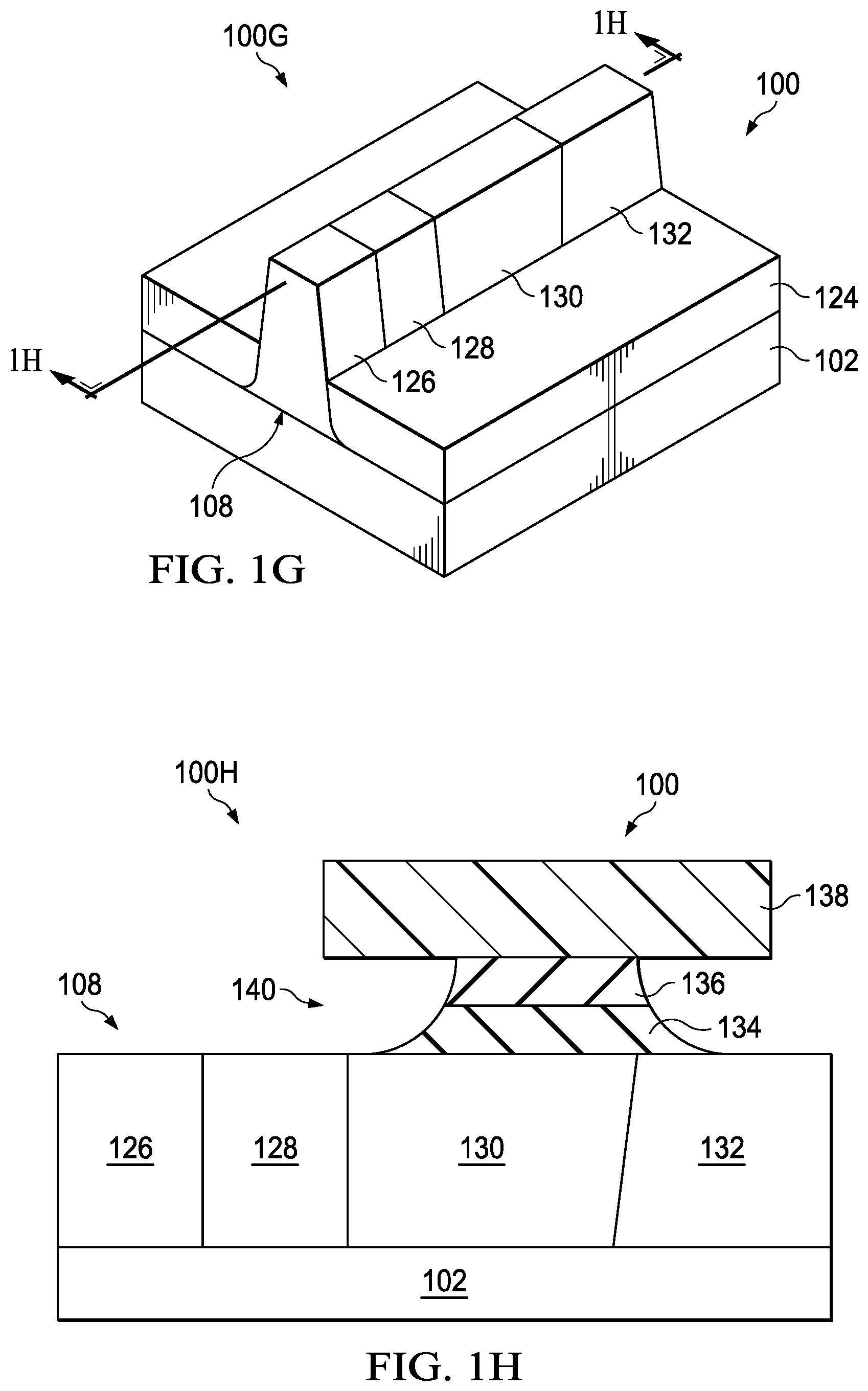 Patent US12324176 Figure 4 – Implant blocking for a trench or FinFET without an additional mask