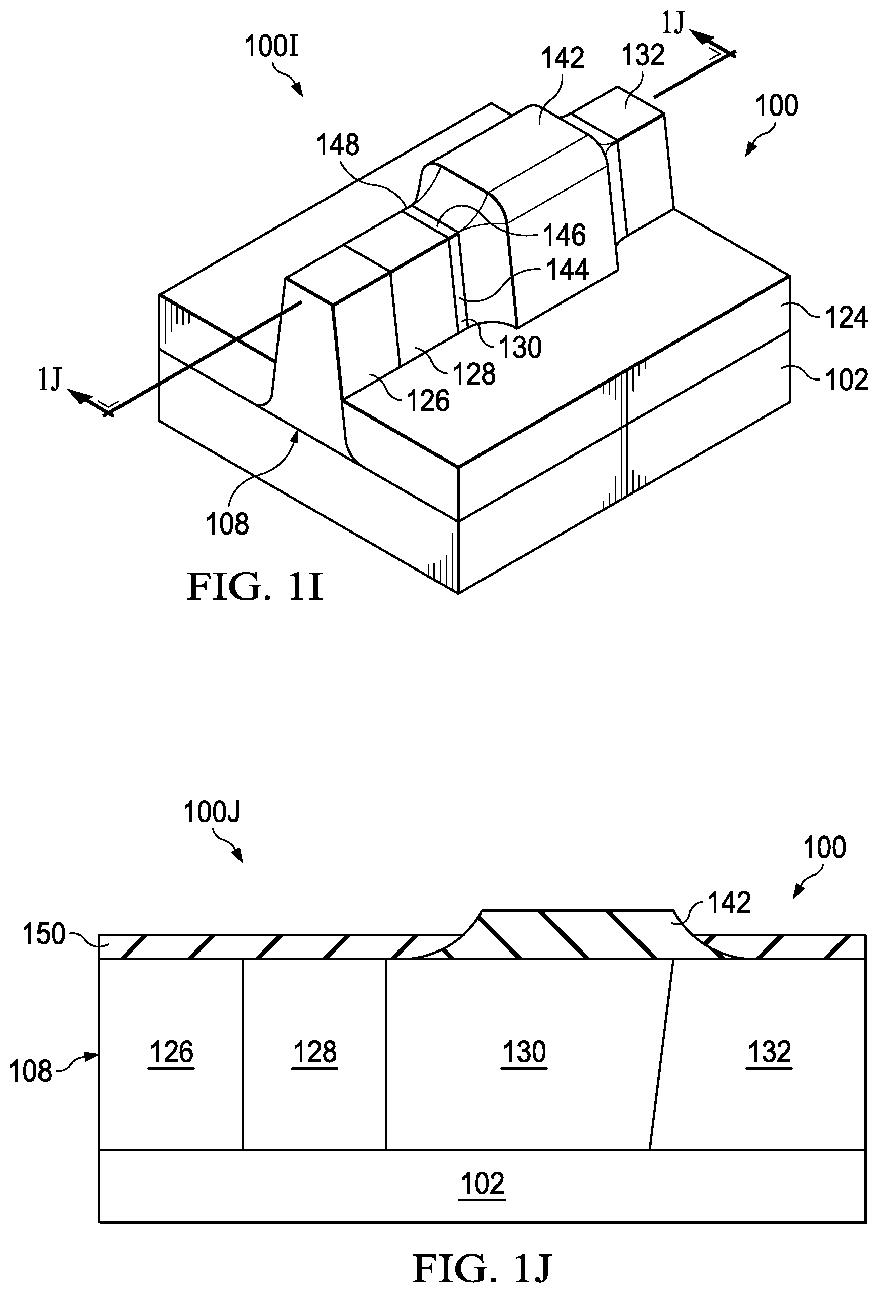 Patent US12324176 Figure 5 – Implant blocking for a trench or FinFET without an additional mask