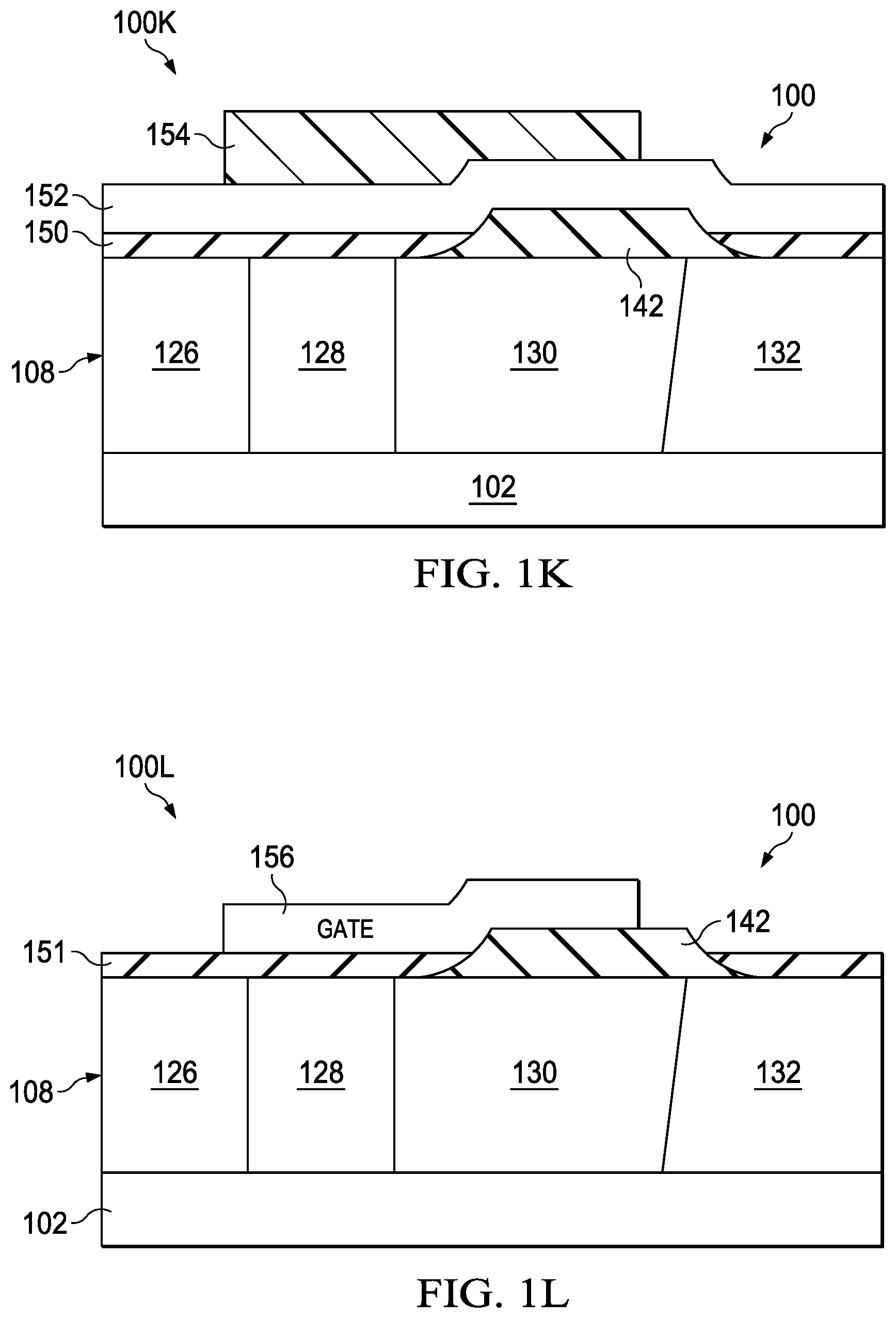 Patent US12324176 Figure 6 – Implant blocking for a trench or FinFET without an additional mask